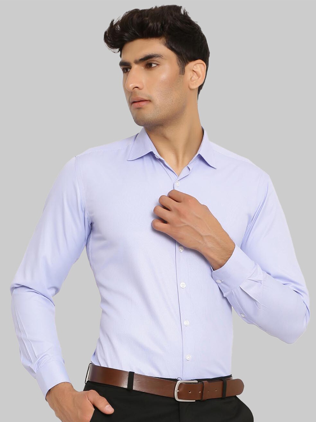 

Tistabene Men Blue Premium Cotton Formal Shirt