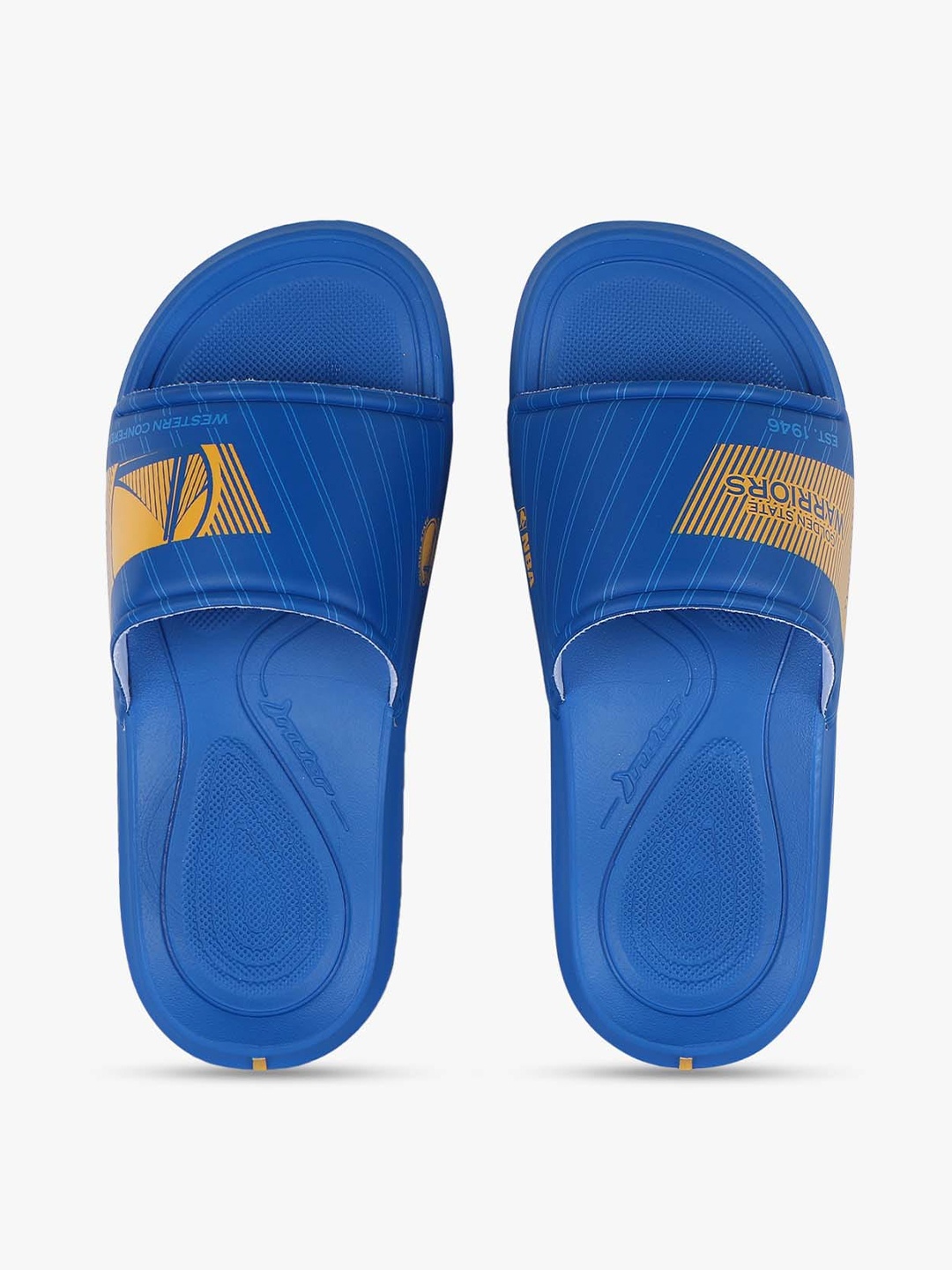 

Rider Men Blue & Yellow Printed Sliders