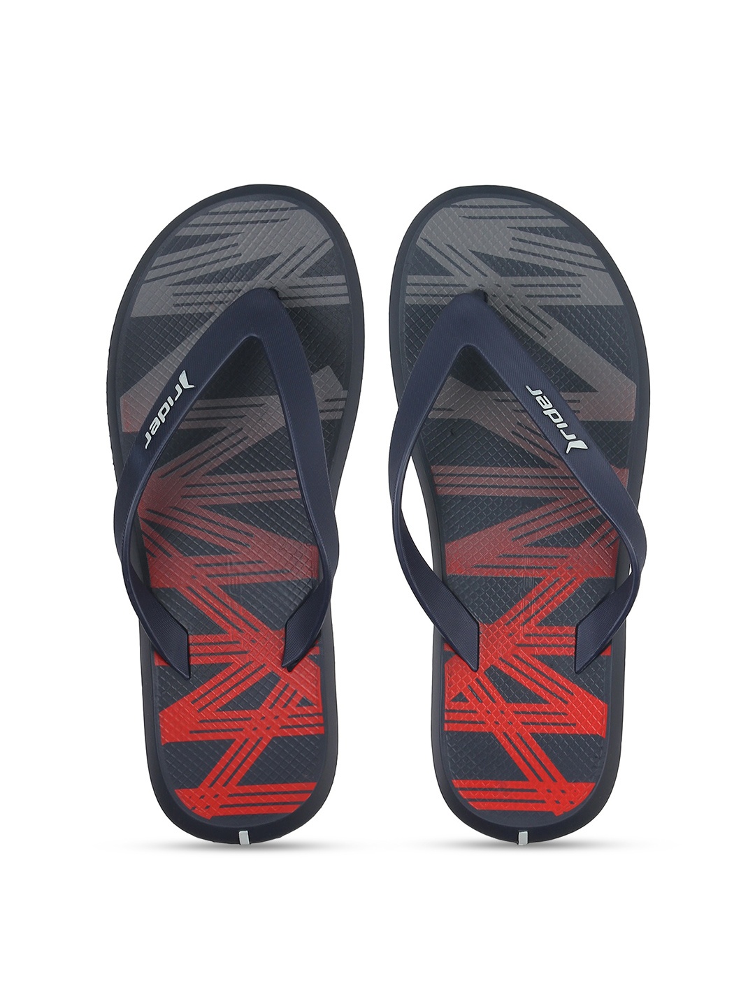 

Rider Men Blue & Red Printed Thong Flip-Flops