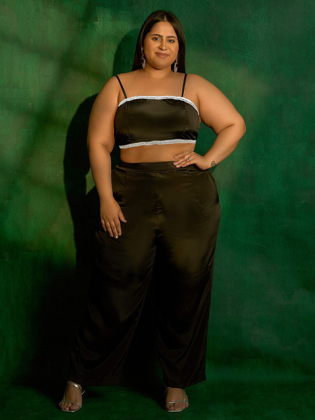 

Alaya By Stage3 Women Black Wide Leg Palazzo