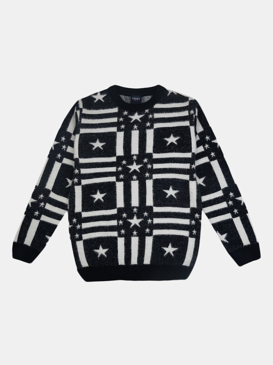 

V-Mart Boys Navy Blue Printed Sweatshirt