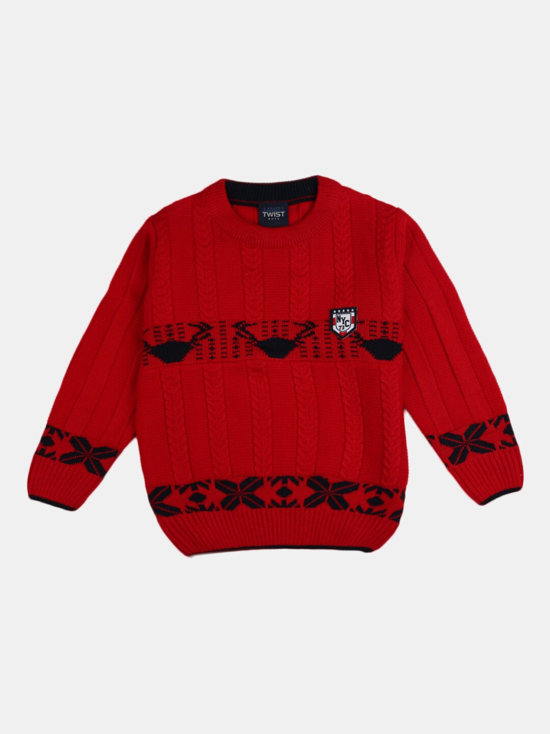 

V-Mart Boys Red Pullover Sweatshirt