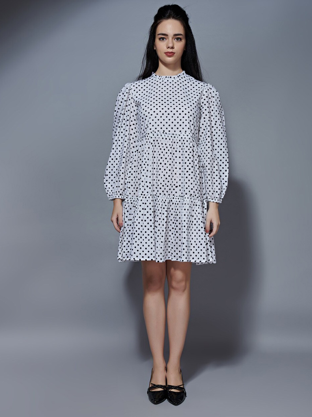 

the kaatn trail Women White Printed Cotton Dress