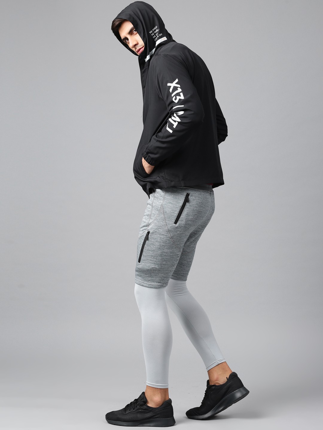 

HRX Active by Hrithik Roshan Men Black Solid Sporty Jacket
