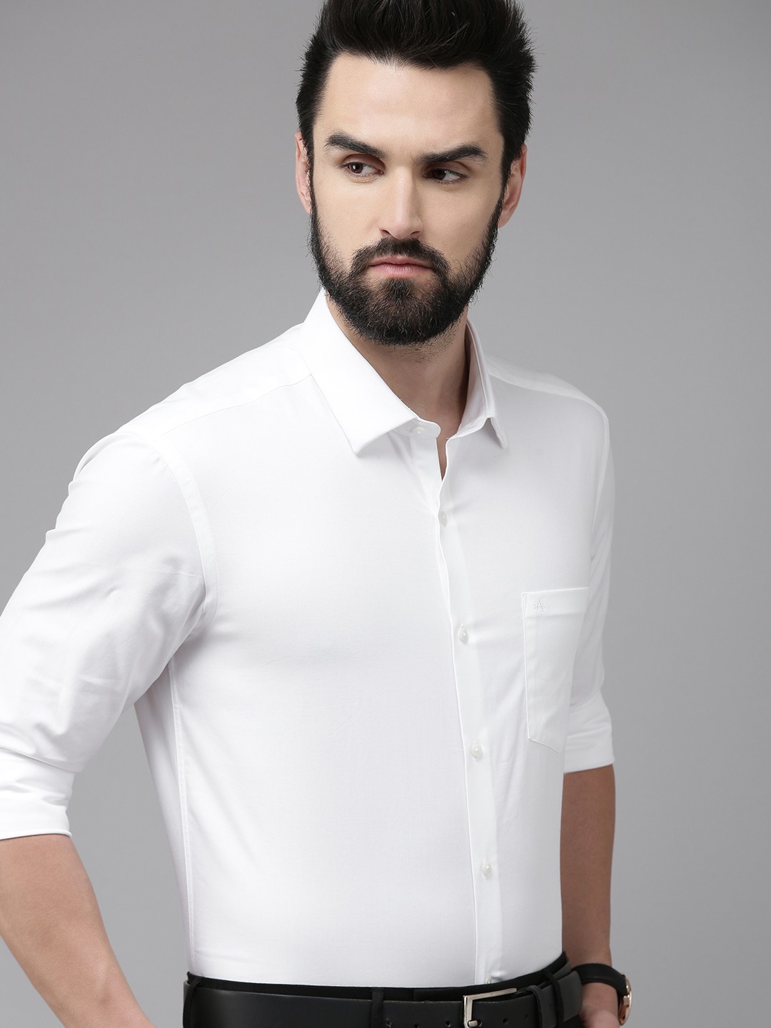 

Arrow Men White Original Slim Fit Solid Pure Cotton Formal Shirt