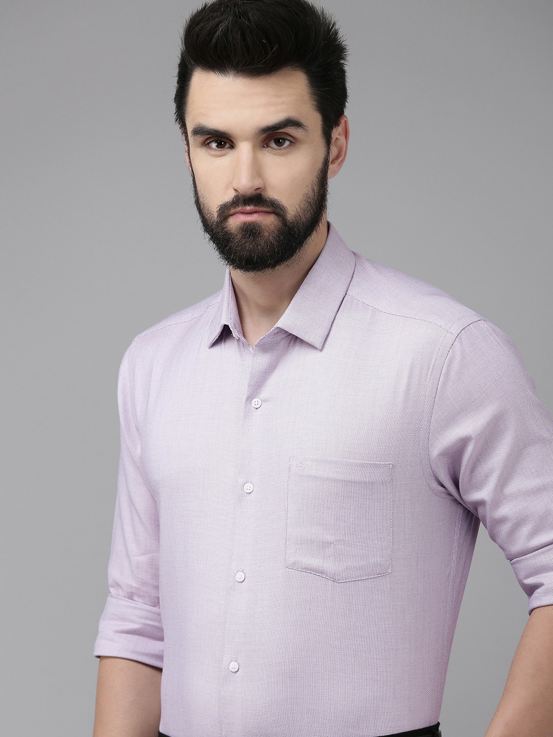 

Arrow Men Lavender Original Slim Fit Pure Cotton Formal Shirt