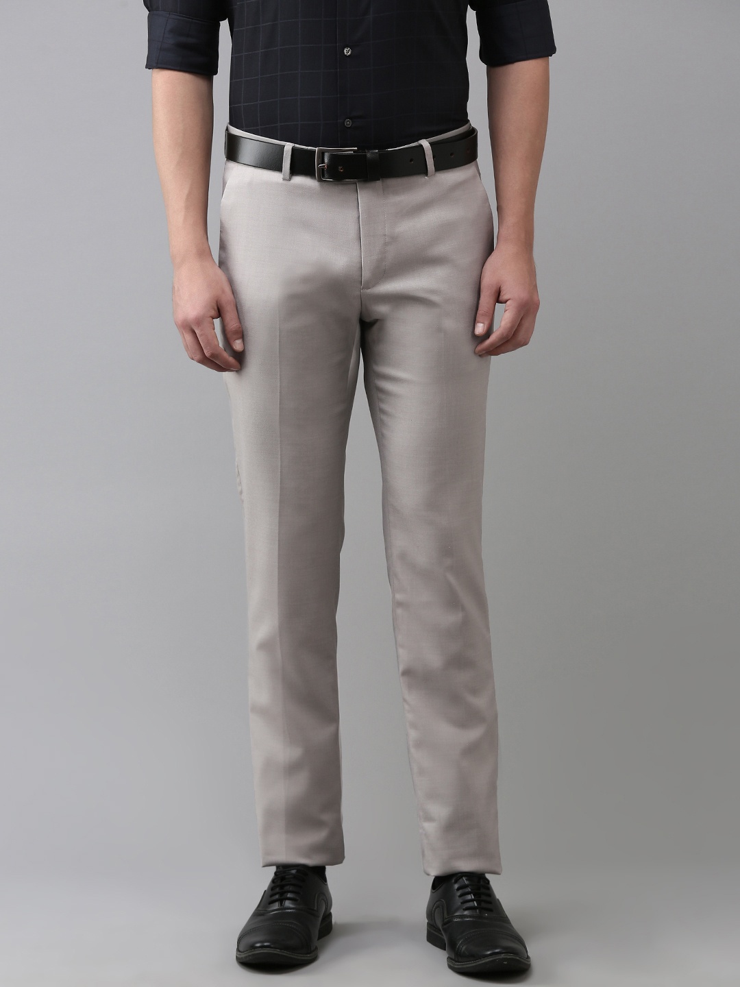 

Arrow Men Grey Tailored Trousers