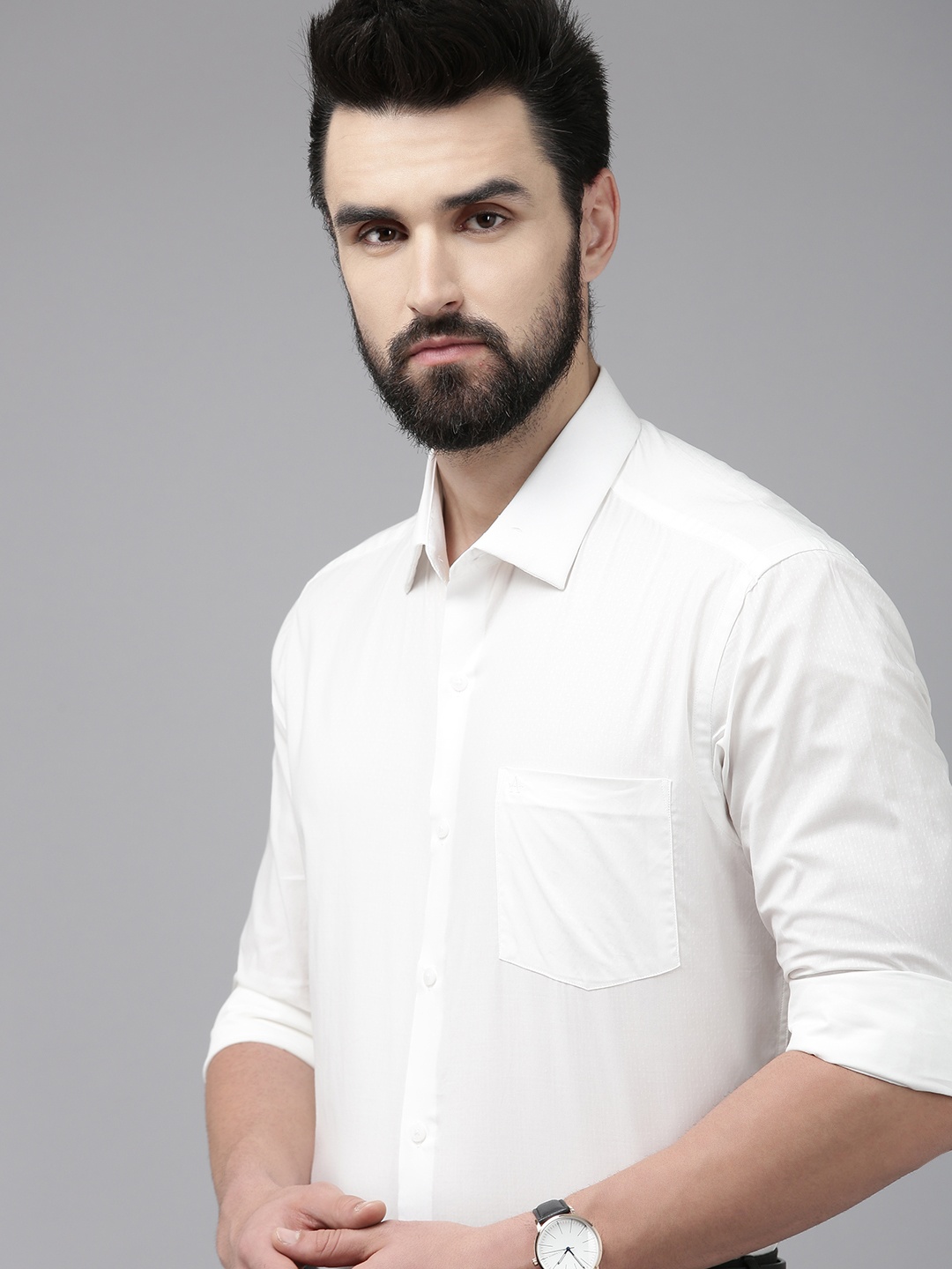 

Arrow Men White Original Slim Fit Pure Cotton Formal Shirt