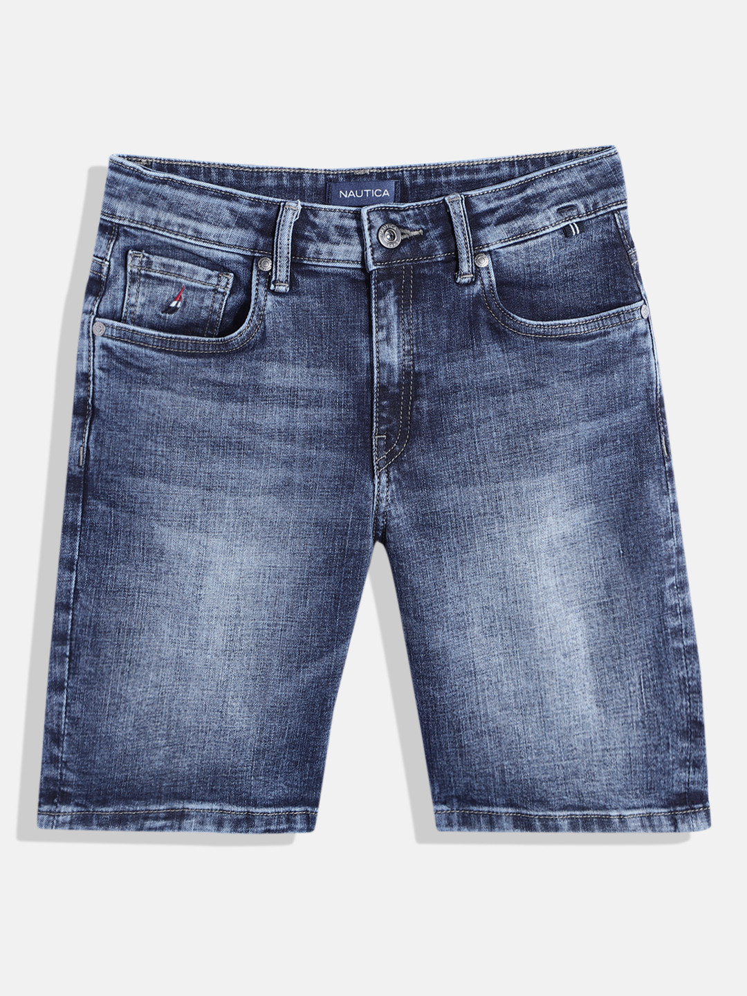

Nautica Boys Regular Fit Denim Shorts, Blue