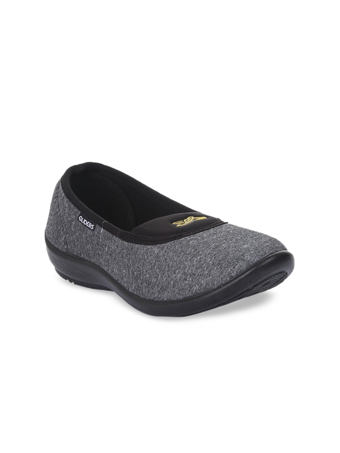 

Liberty Women Grey Woven Design Slip-On Sneakers