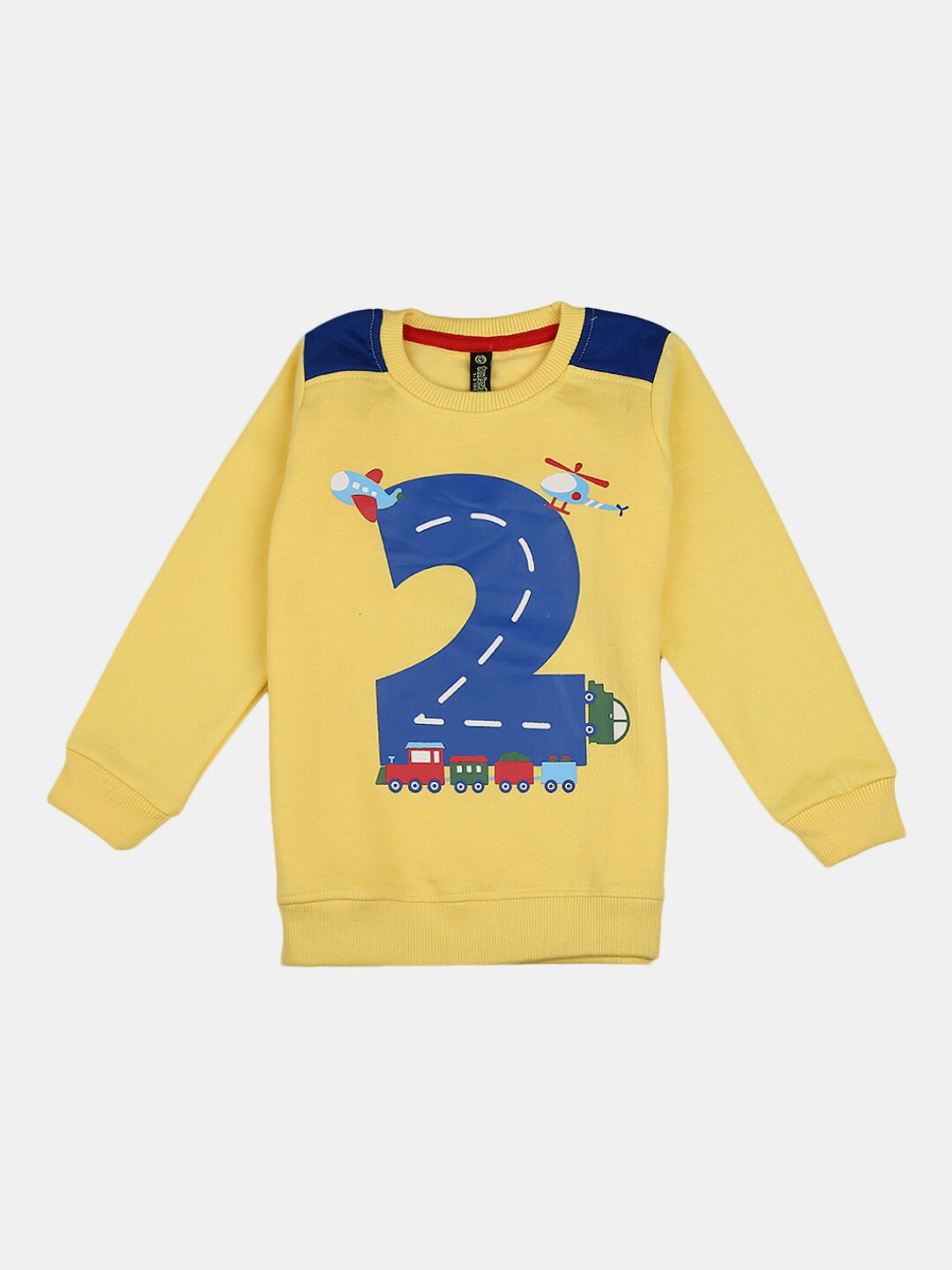 

V-Mart Boys Yellow Typography Printed T-shirt