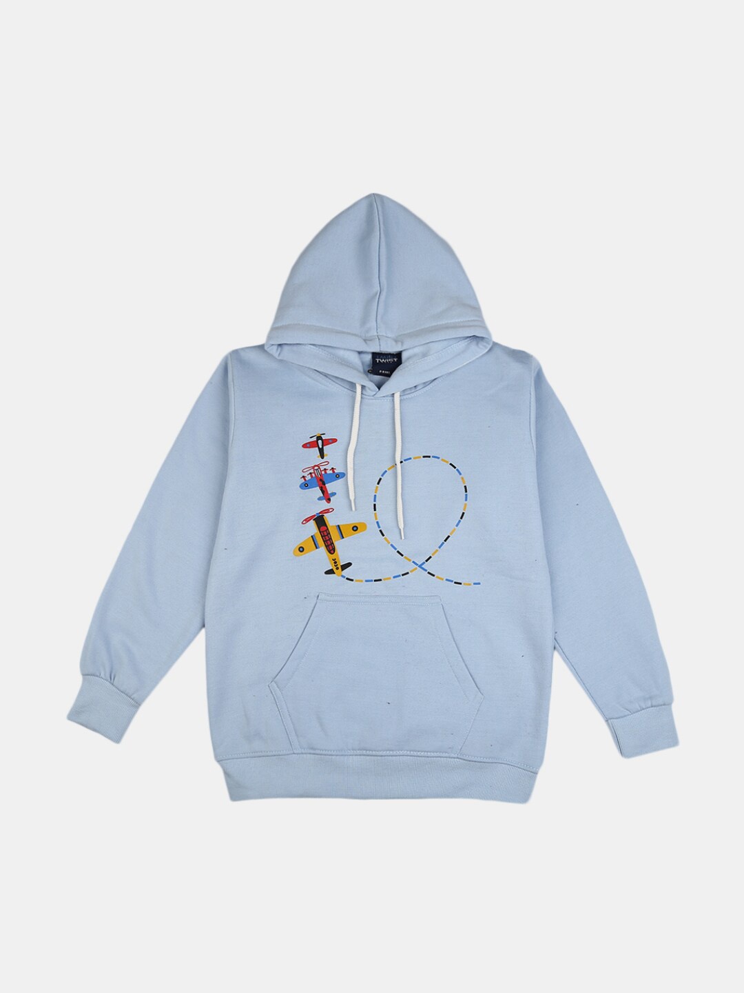 

V-Mart Boys Blue Printed Applique T-shirt