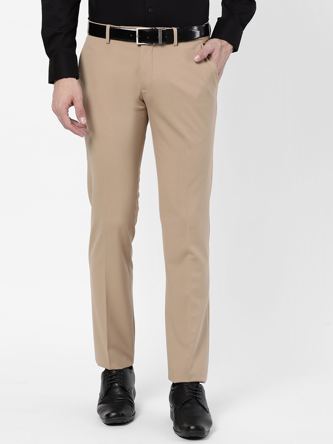 

AD By Arvind Men Khaki Trousers