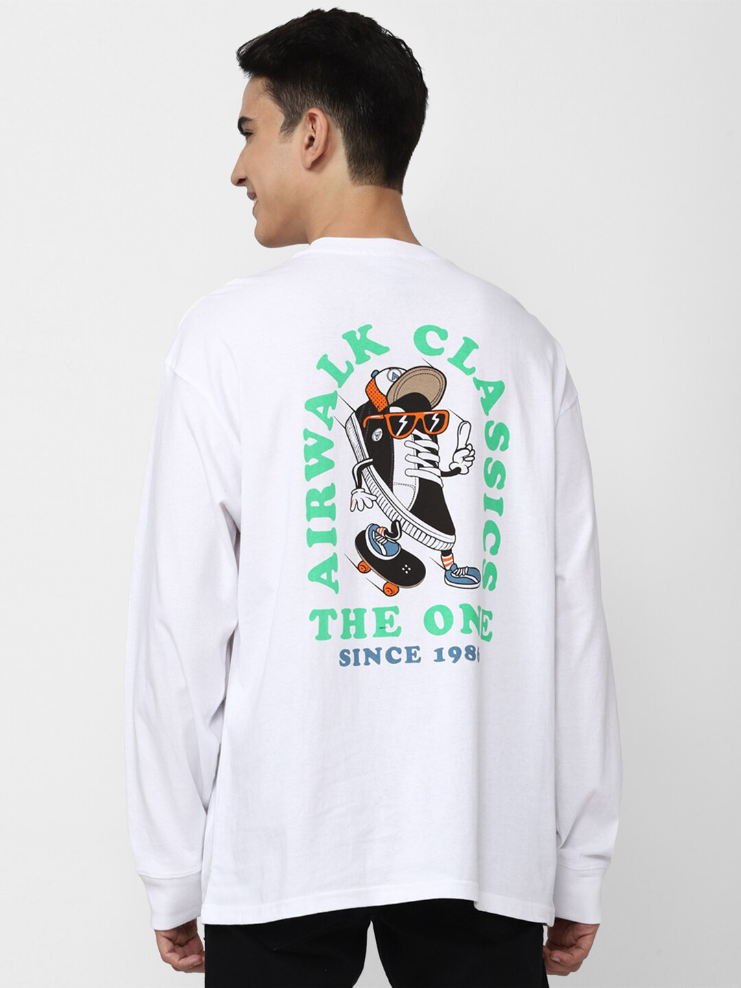 

FOREVER 21 Men Grey Printed Cotton T-shirt