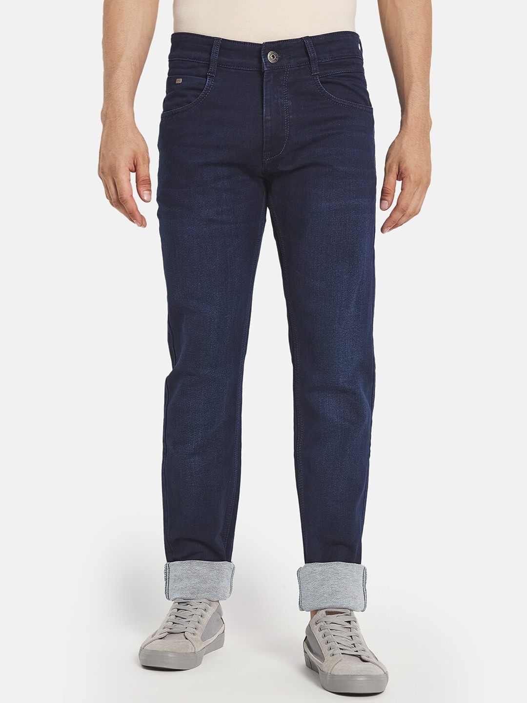 

Monte Carlo Men Blue Narrow Light Fade Stretchable Jeans