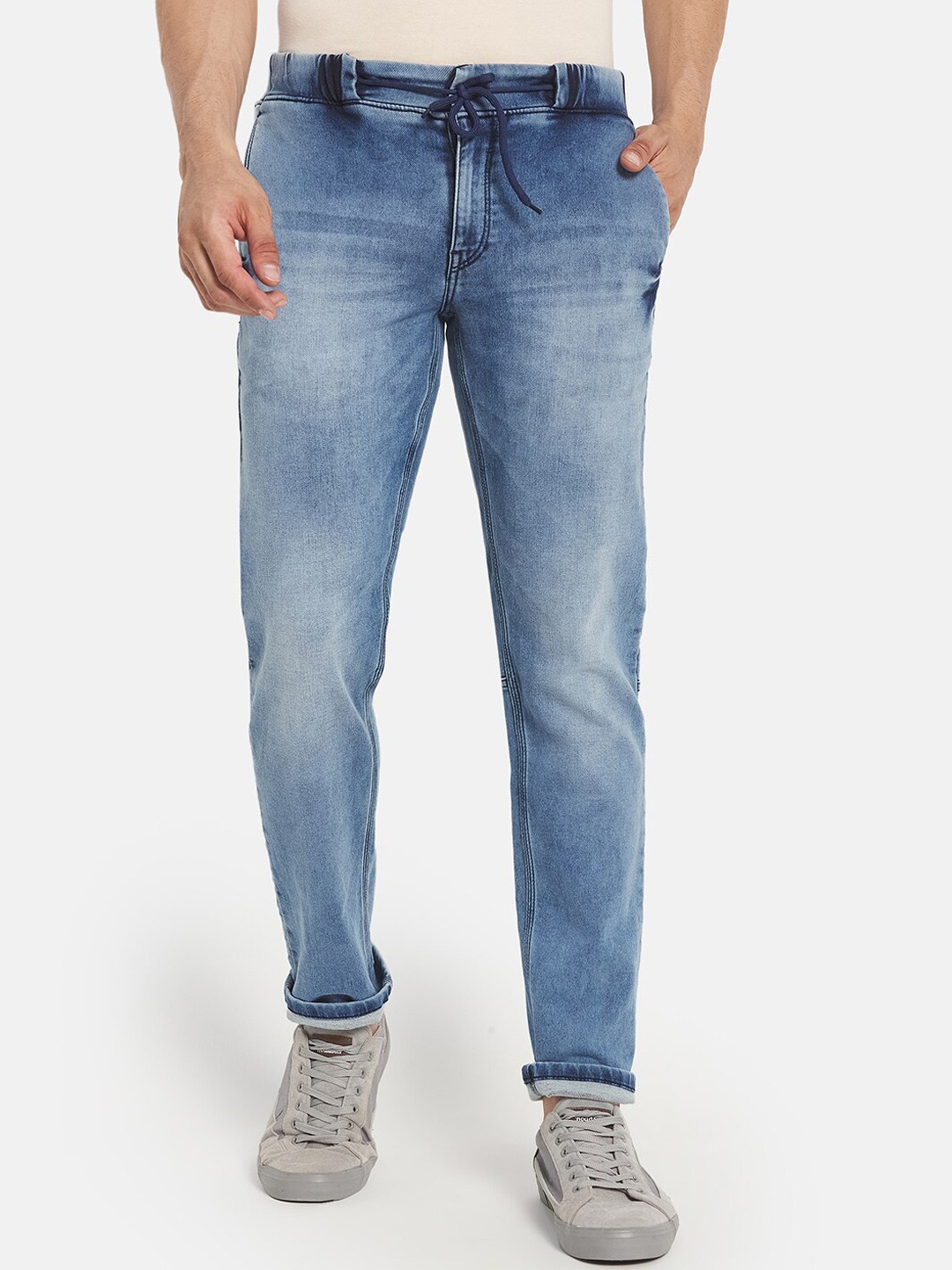 

Monte Carlo Men Blue Heavy Fade Stretchable Jeans