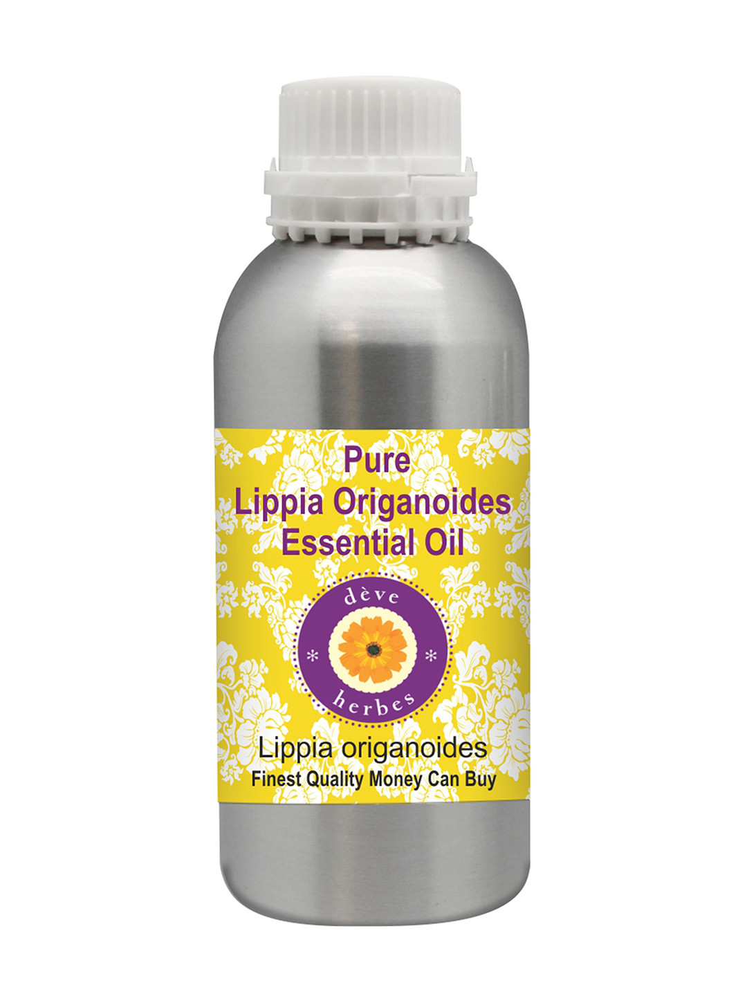 

Deve Herbes Pure Lippia Origanoides Essential Oil Therapeutic Grade Steam Distilled 1250ml, Yellow