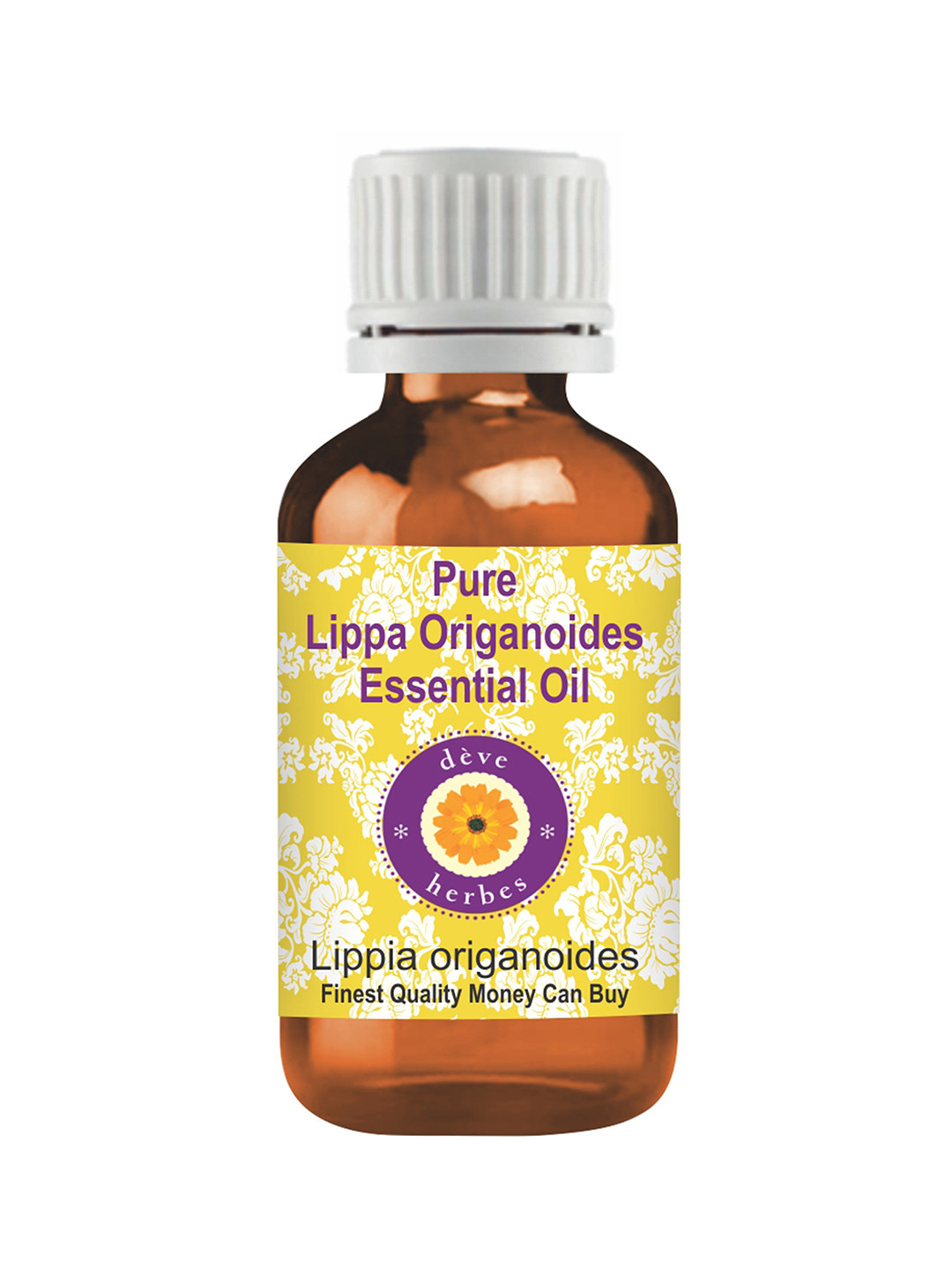 

Deve Herbes Pure Lippia Origanoides Essential Oil Therapeutic Grade Steam Distilled 5ml, Yellow