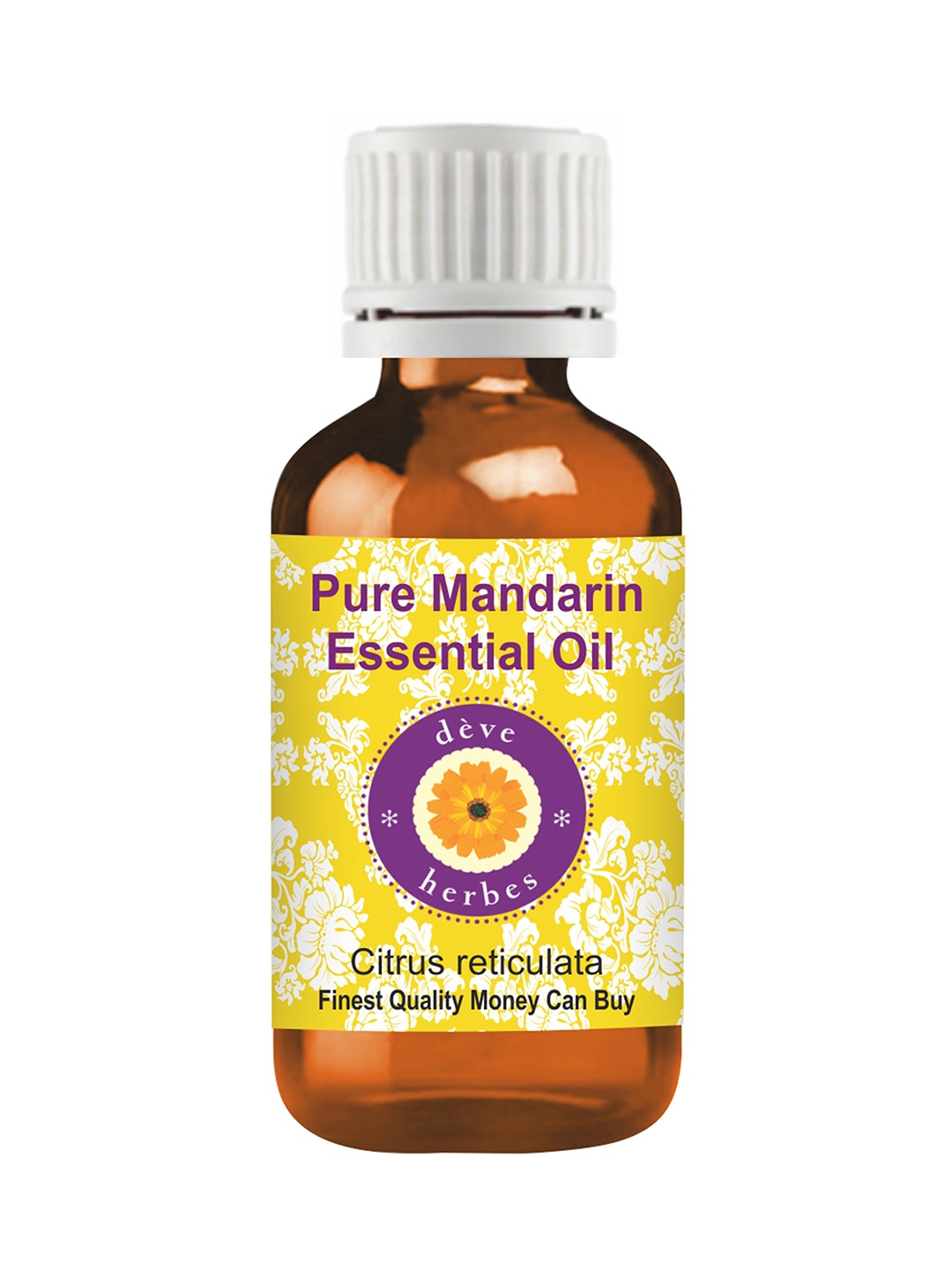

Deve Herbes Natural Therapeutic Grade Steam Distilled Pure Mandarin Essential Oil - 30 ml, Yellow