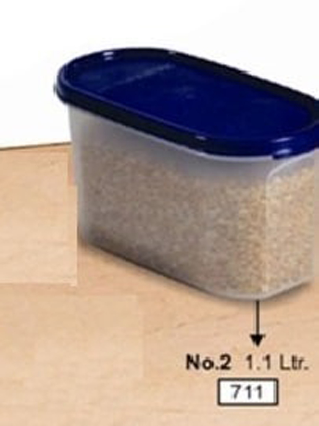 

SignoraWare Transparent Set Of 4 Solid Food Container