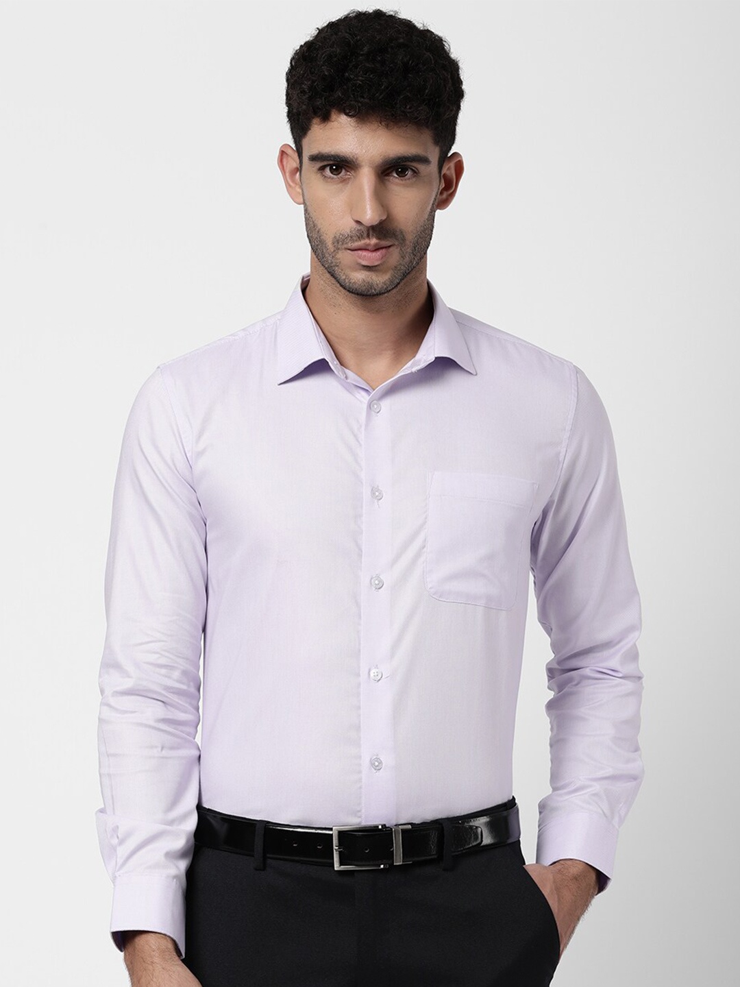 

AD By Arvind Men Purple Formal Shirt