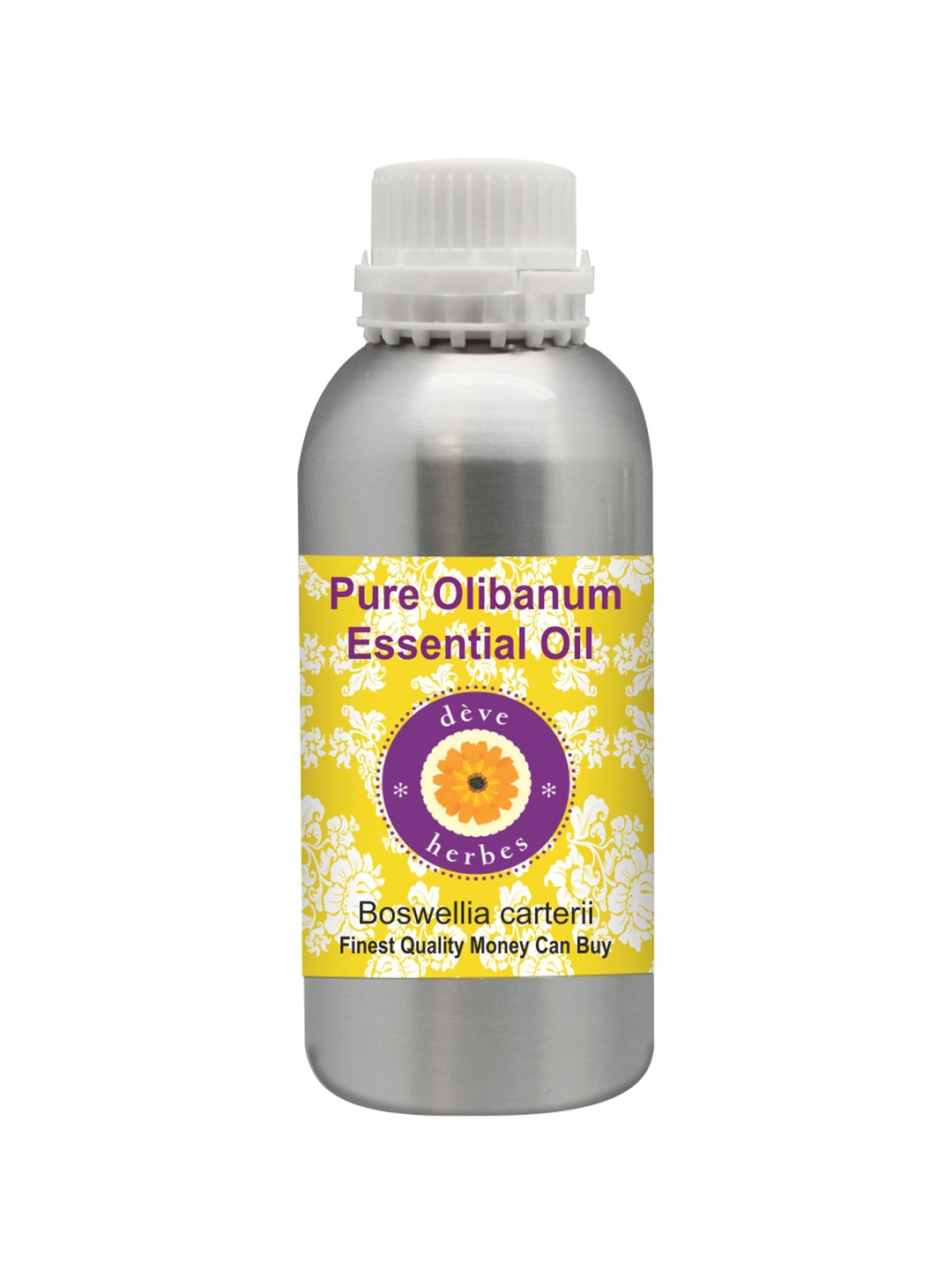 

Deve Herbes Pure Olibanum Essential Oil - Natural Therapeutic Grade Steam Distilled- 630ml, Yellow