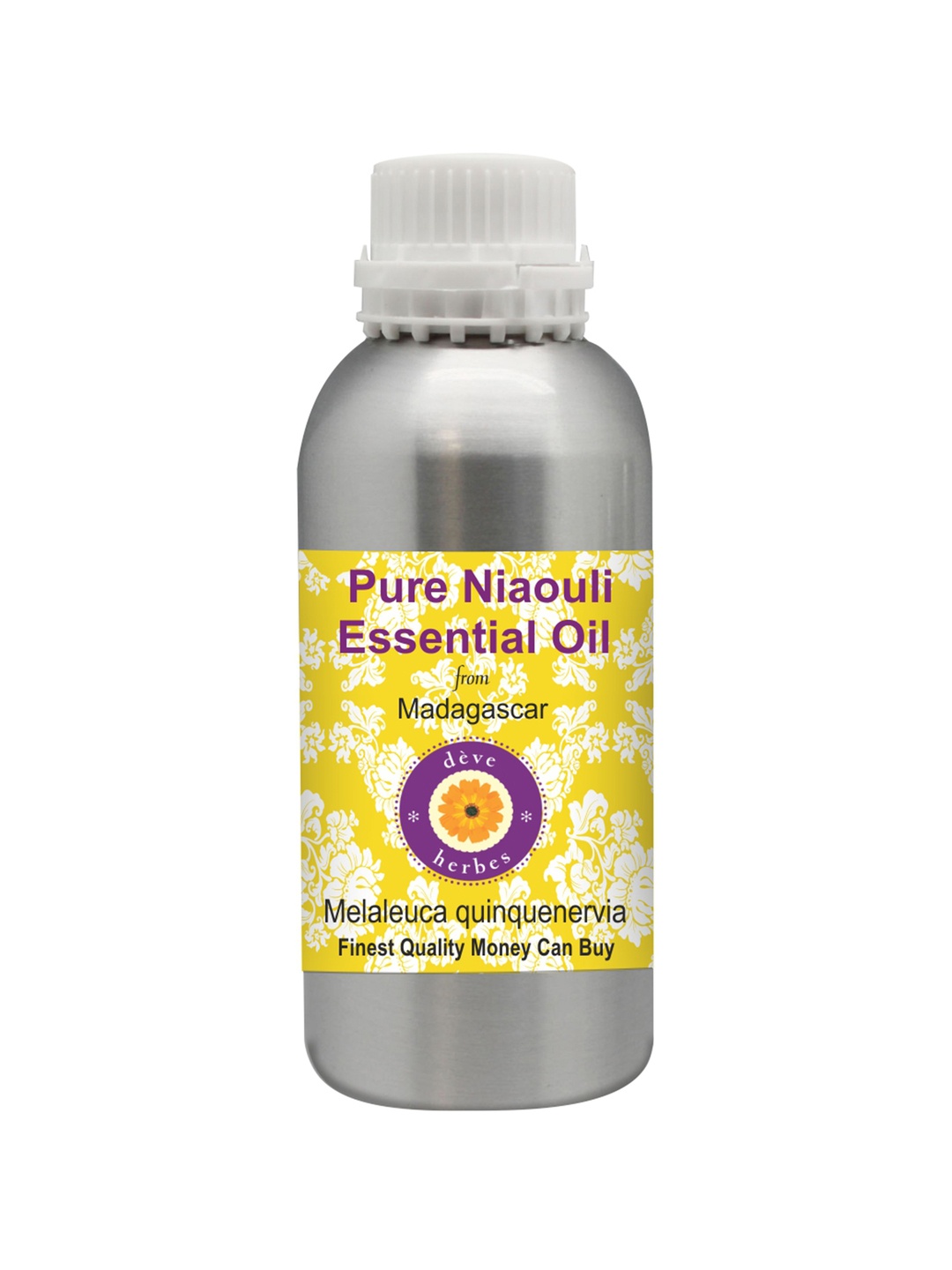 

Deve Herbes Pure Niaouli Essential Oil - Natural Therapeutic Grade Steam Distilled- 1250ml, Yellow