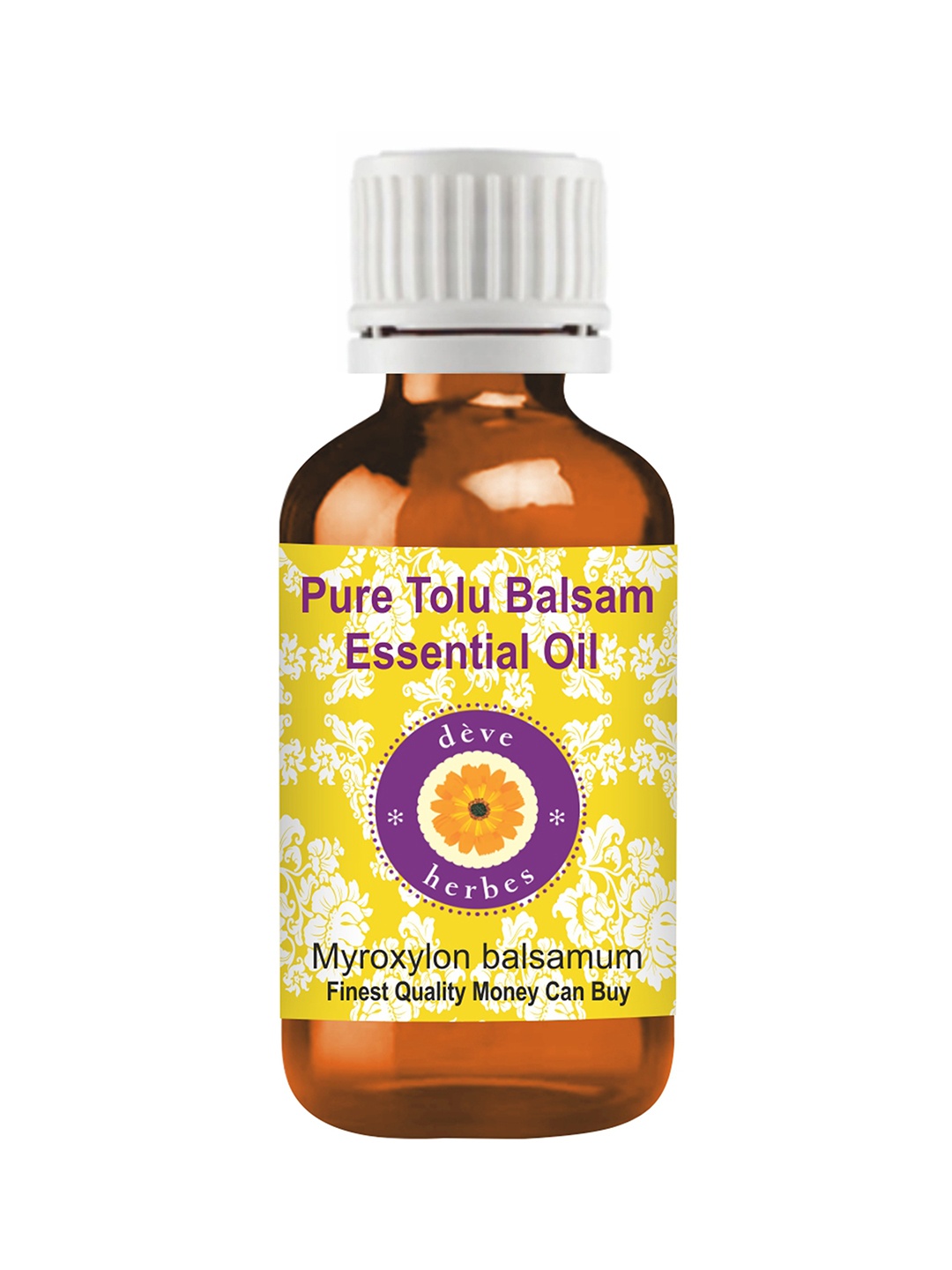 

Deve Herbes Pure Tolu Balsam Essential Oil Natural Therapeutic Grade Steam Distilled- 10ml, Brown