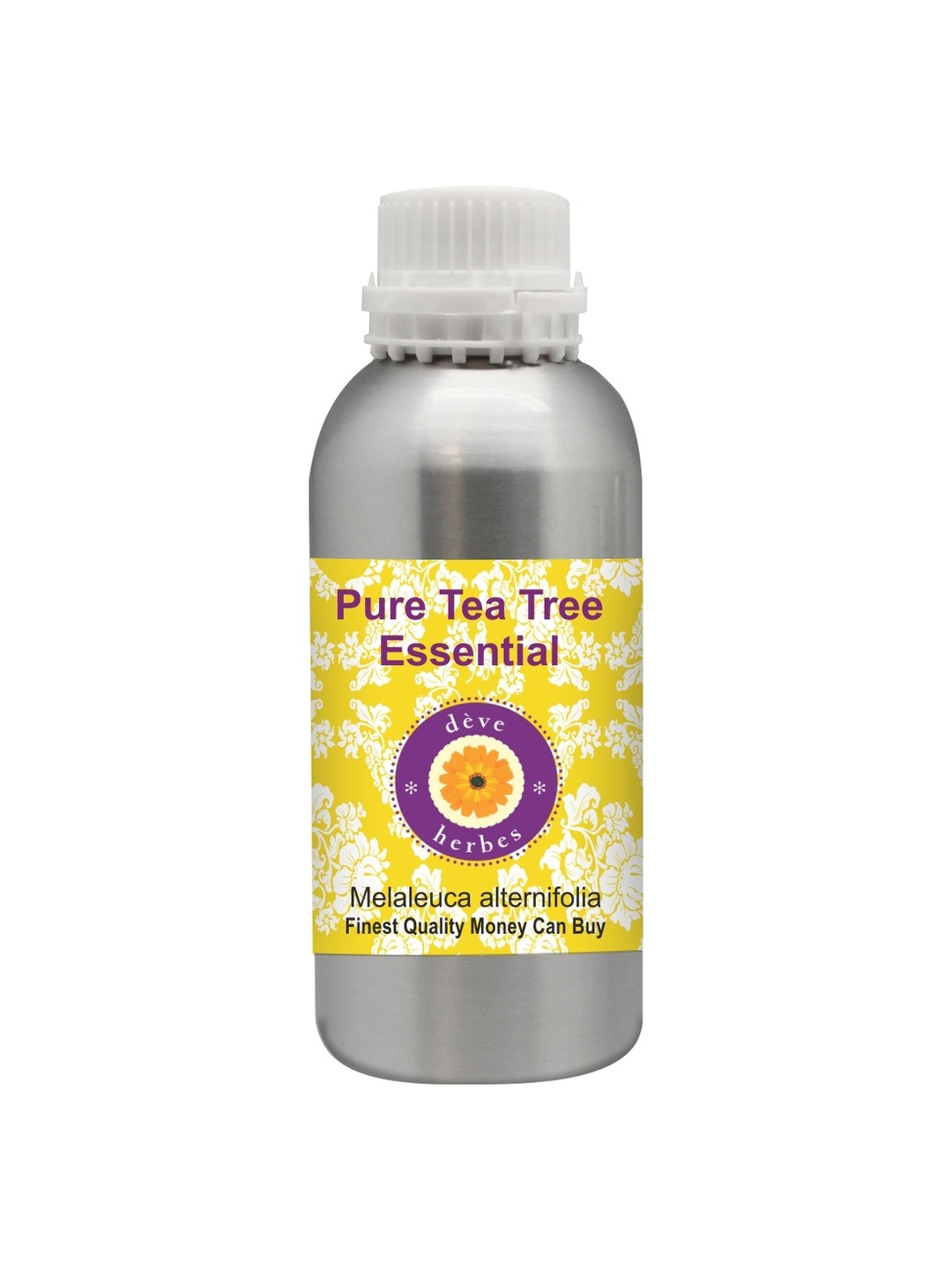 

Deve Herbes Natural Therapeutic Grade Steam Distilled Pure Tea Tree Essential Oil - 300 ml, Transparent