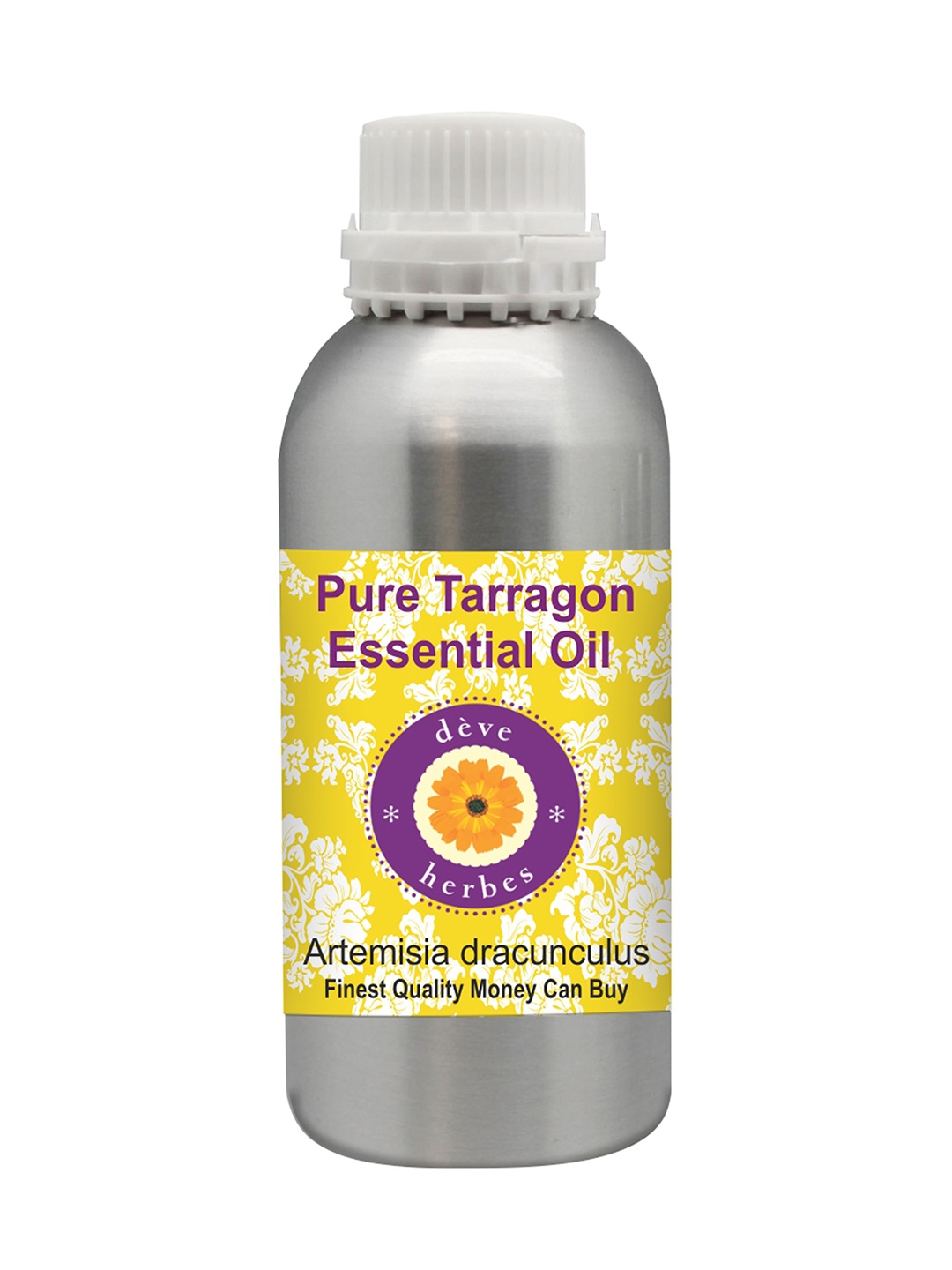 

Deve Herbes Pure Tarragon Essential Oil Natural Therapeutic Grade Steam Distilled - 1250ml, Yellow