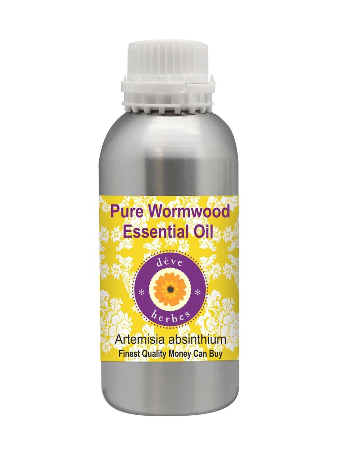 

Deve Herbes Natural Therapeutic Grade Pure Wormwood Essential Oil - 630 ml, Yellow