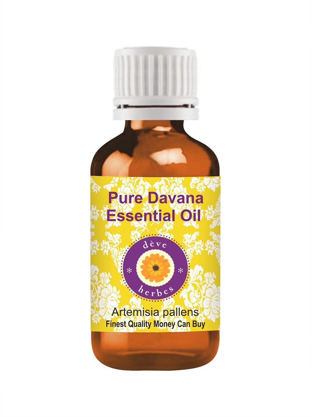 

Deve Herbes Pure Davana Essential Oil Natural Therapeutic Grade Steam Distilled 2ml, Yellow