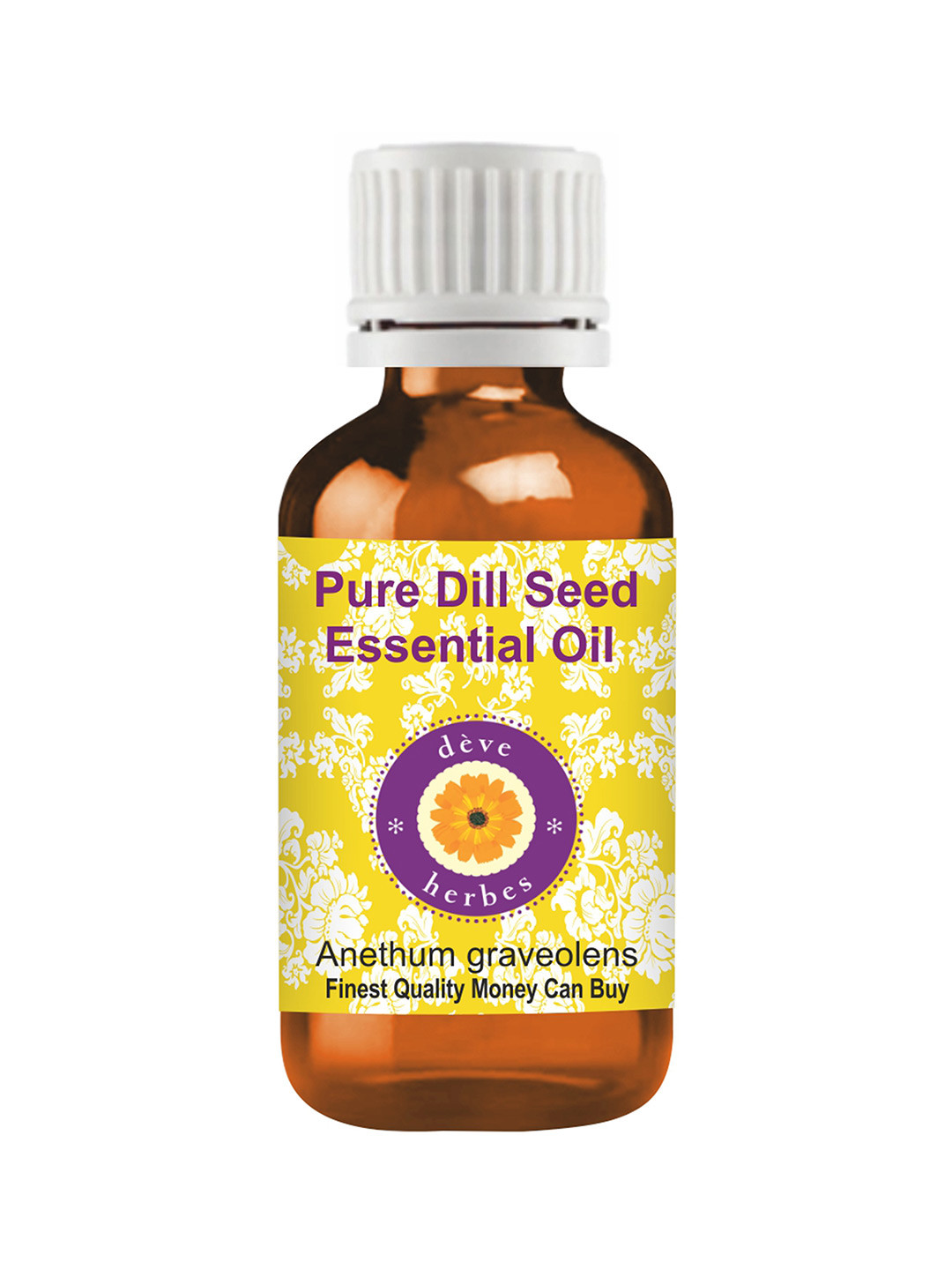 

Deve Herbes Pure Dill Seed Essential Oil Natural Therapeutic Grade Steam Distilled 15ml, Yellow