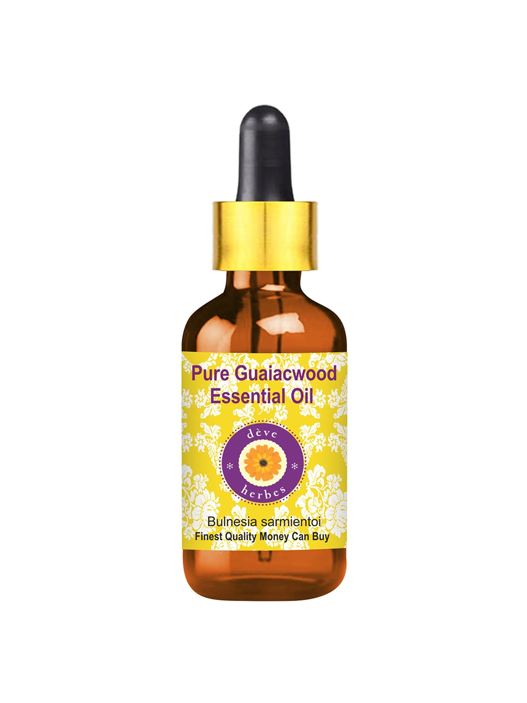 

Deve Herbes Pure Guaiacwood Essential Oil With Glass Dropper 50 ml, Brown