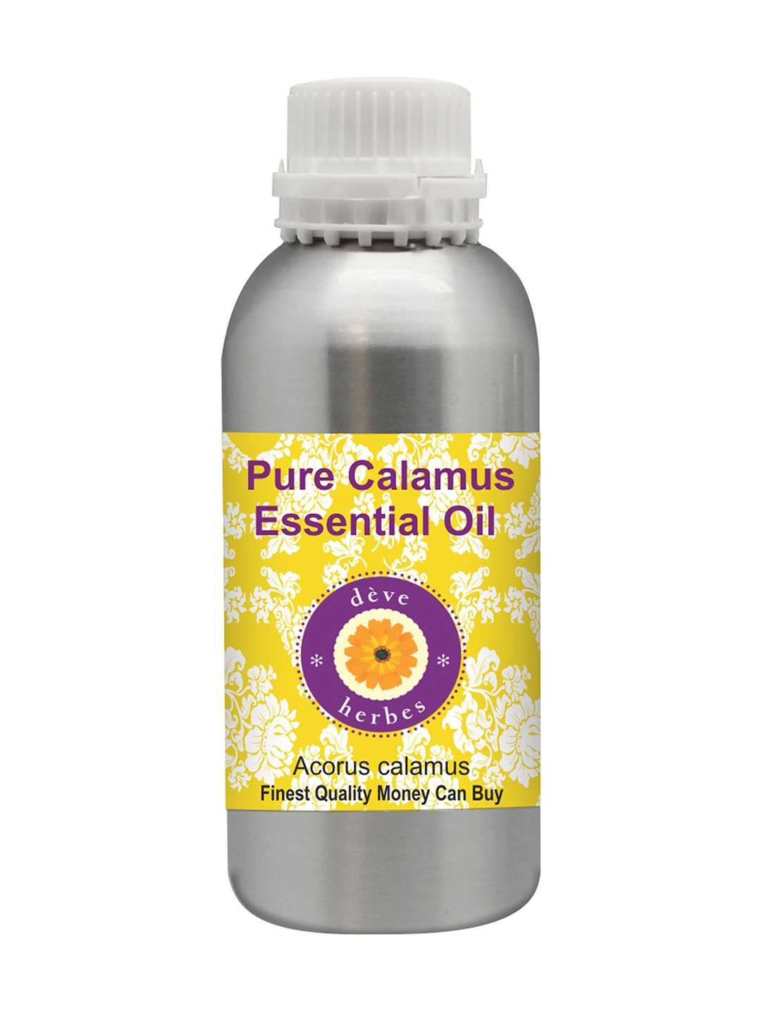 

Deve Herbes Pure Calamus Essential Oil - Natural Therapeutic Grade Steam Distilled - 300ml, Yellow