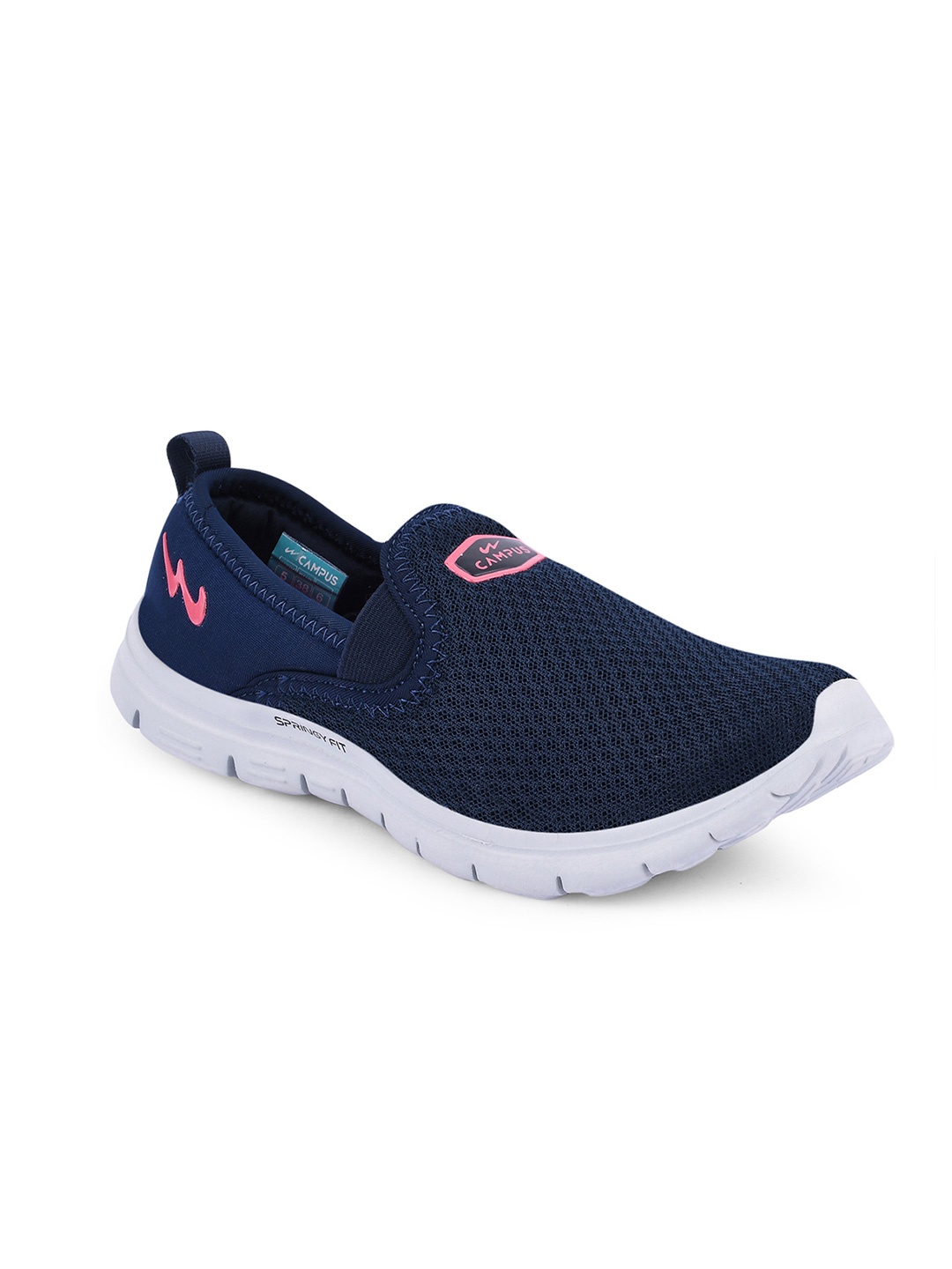 

Campus Women Navy Blue Mesh Walking Shoes