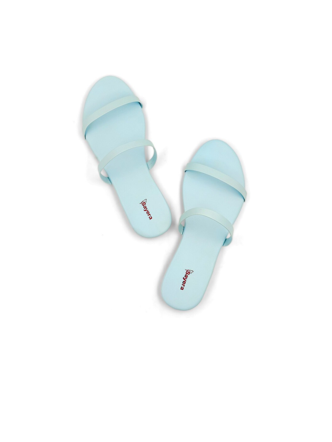 

Sayera Women Blue Open Toe Flats