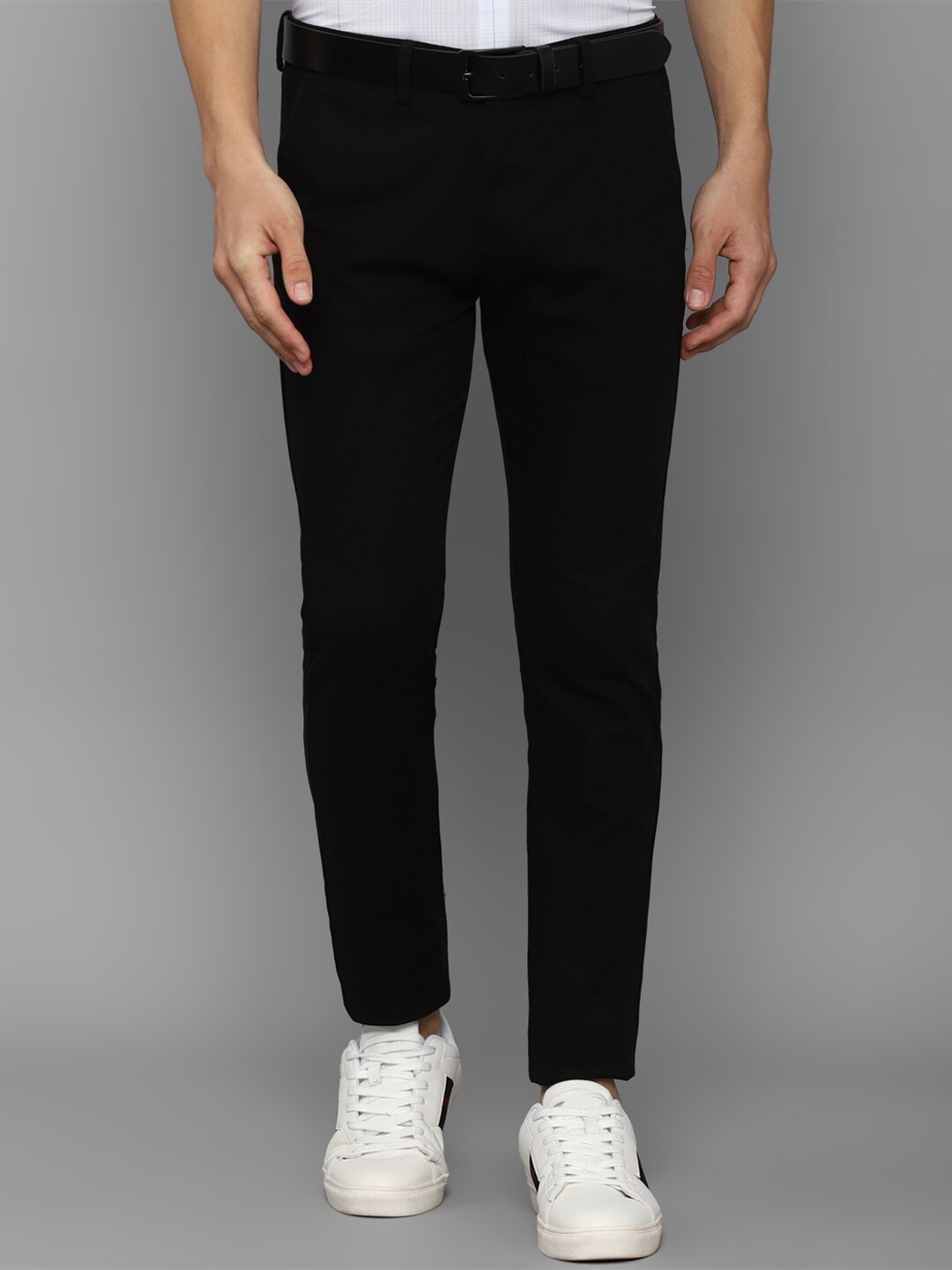 

Allen Solly Men Black Slim Fit Trouser