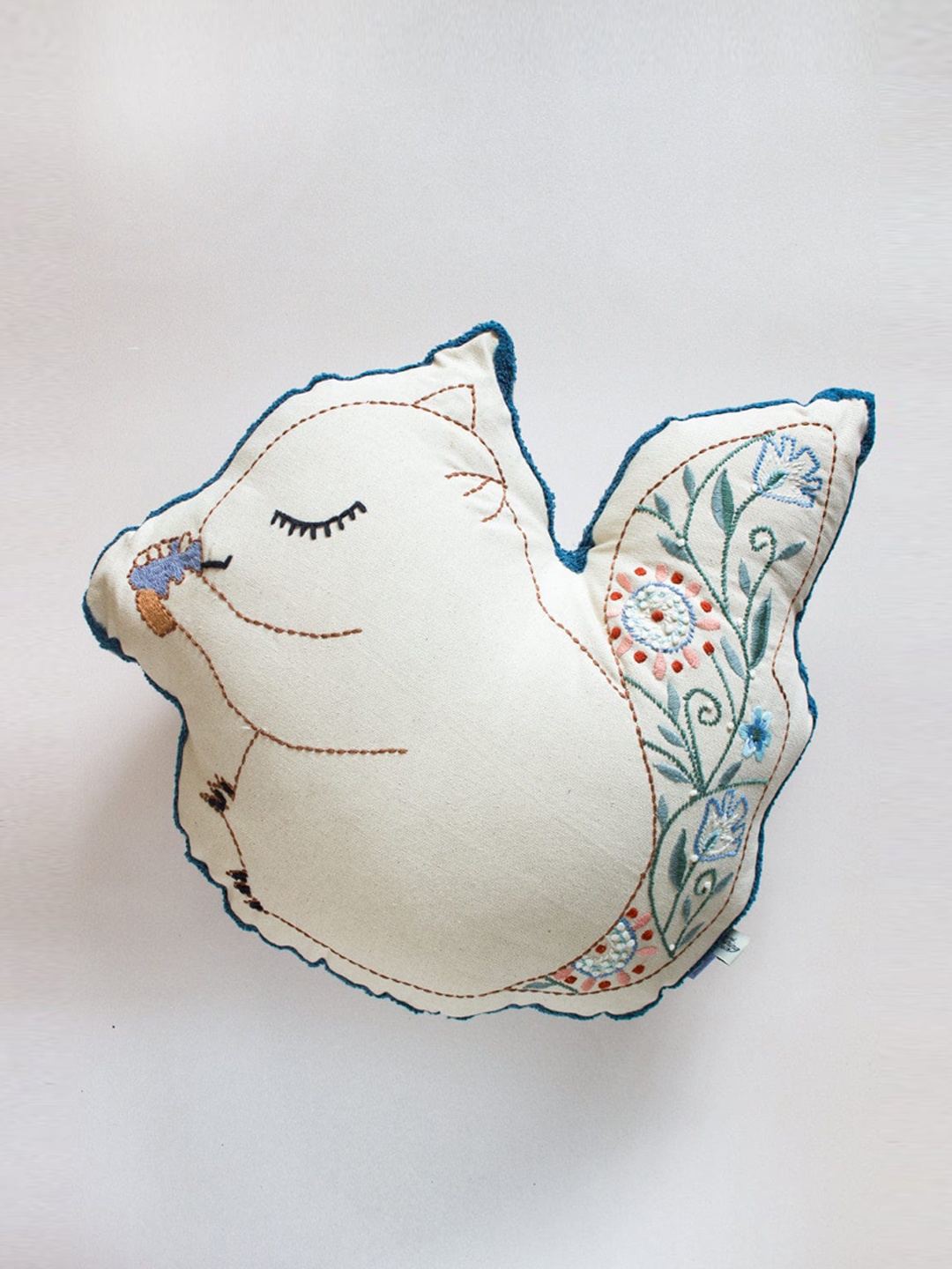 

The Wishing Chair White & Teal Green Squirrel Cushions