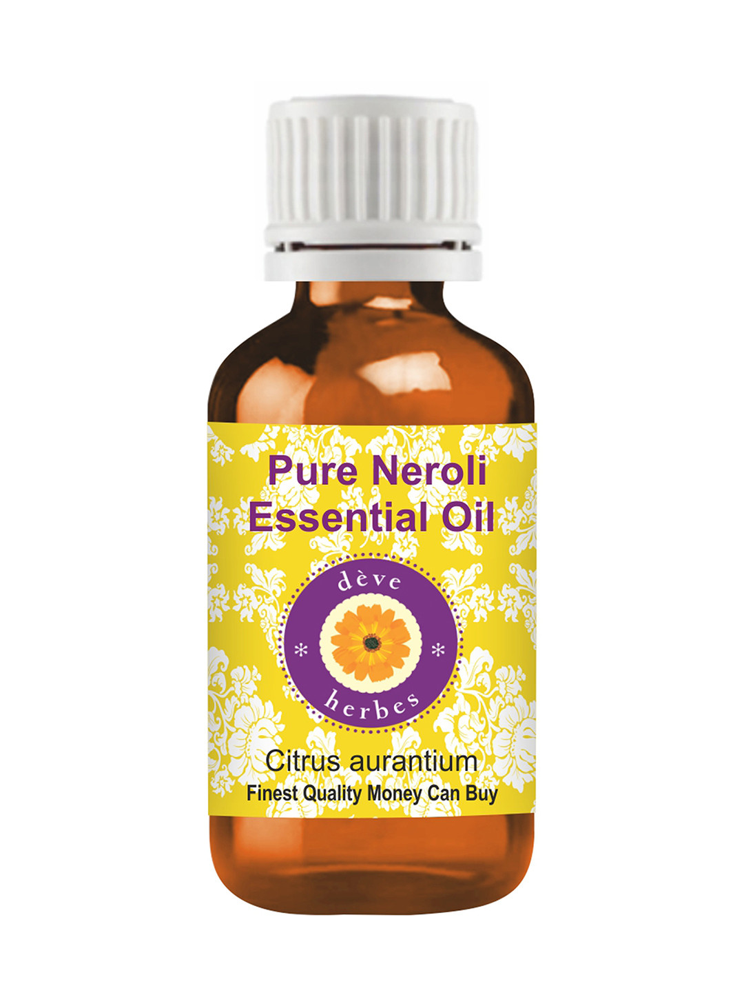 

Deve Herbes Natural Therapeutic Grade Steam Distilled Pure Neroli Essential Oil - 30 ml, Yellow