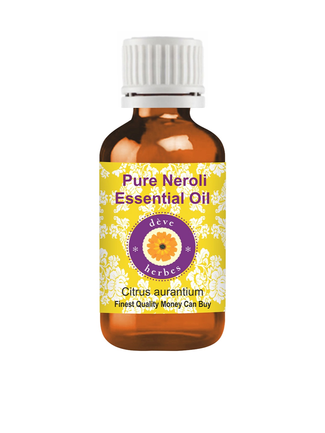 

Deve Herbes Pure Neroli Essential Oil - Natural Therapeutic Grade Steam Distilled - 100ml, Yellow