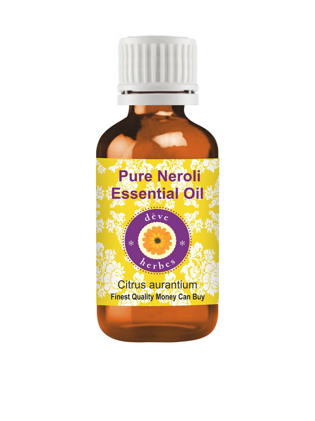

Deve Herbes Natural Therapeutic Grade Steam Distilled Pure Neroli Essential Oil - 50 ml, Yellow