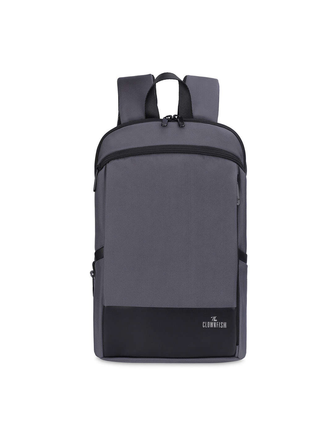 

THE CLOWNFISH Unisex Grey Backpack