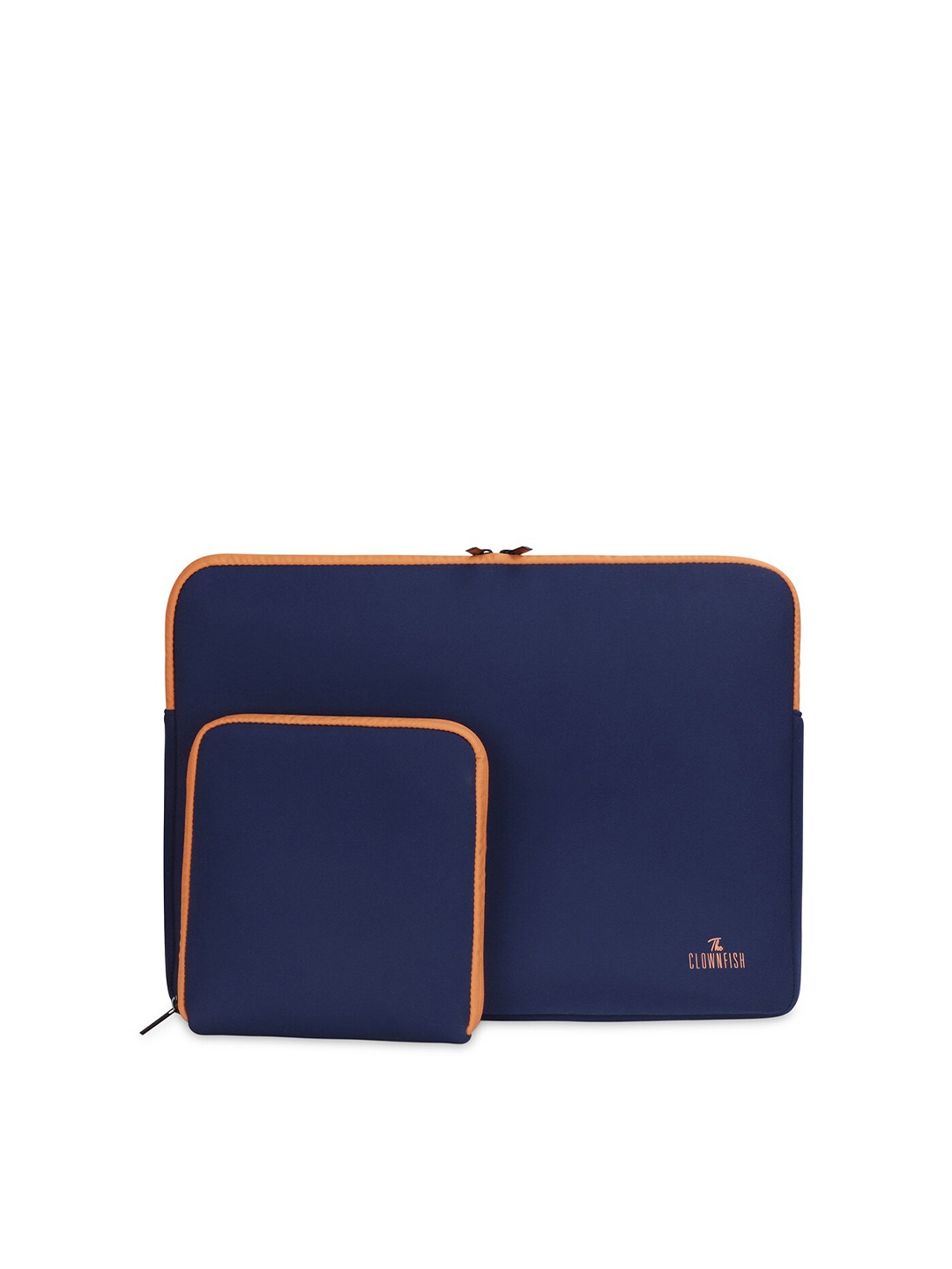 

THE CLOWNFISH Unisex Blue & Orange Laptop Sleeve