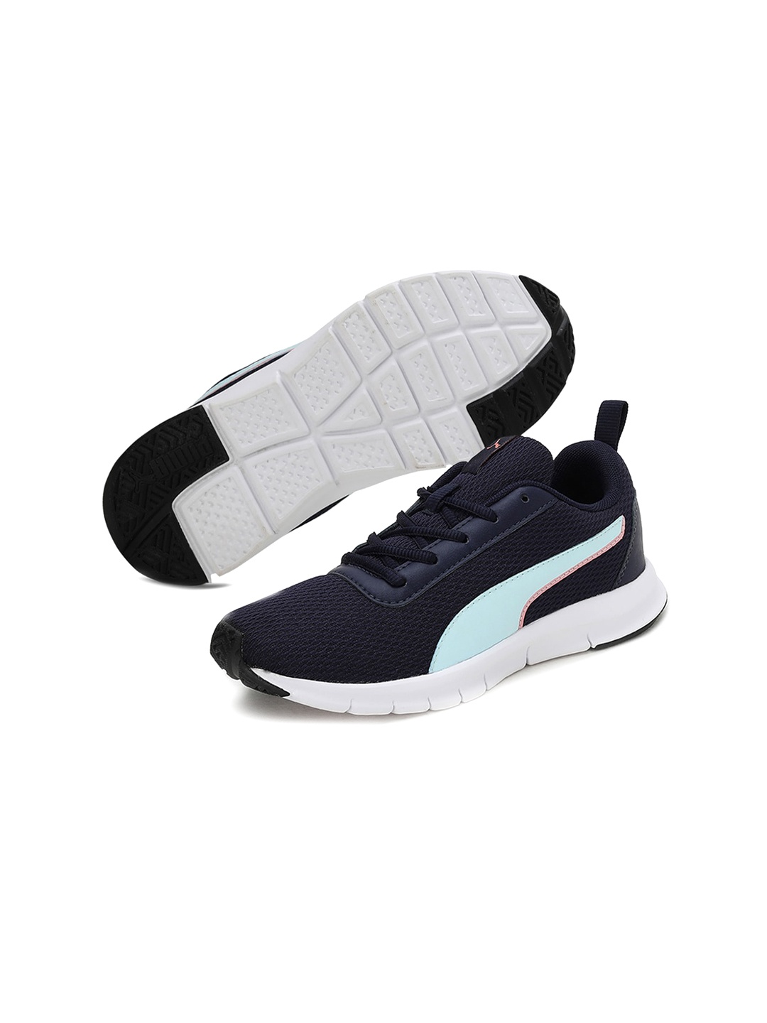 

Puma Women Navy Blue Woven Design Sneakers