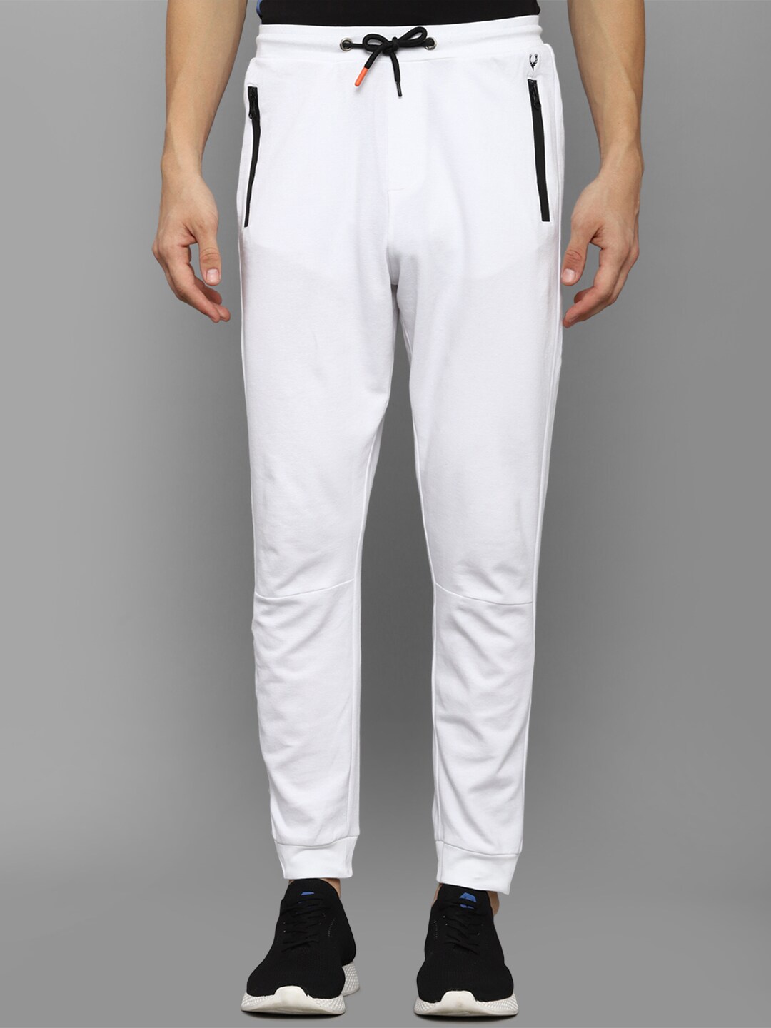 

Allen Solly Men White Solid Cotton Track Pants