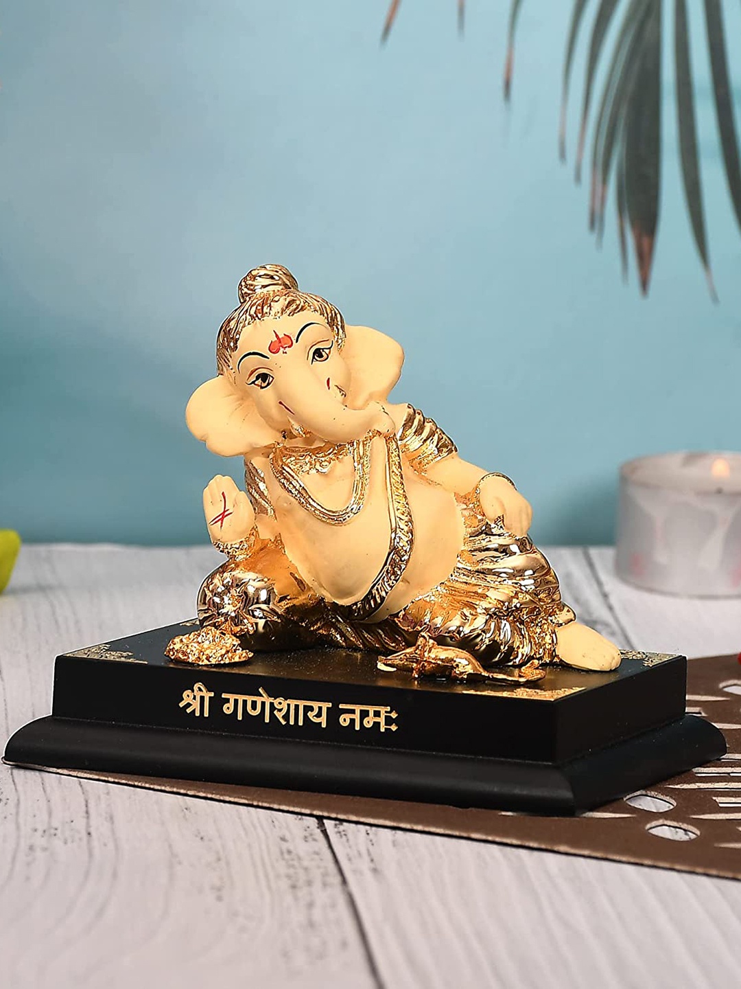 

Perpetual Ganesha Idol Decor Showpiece, Multi