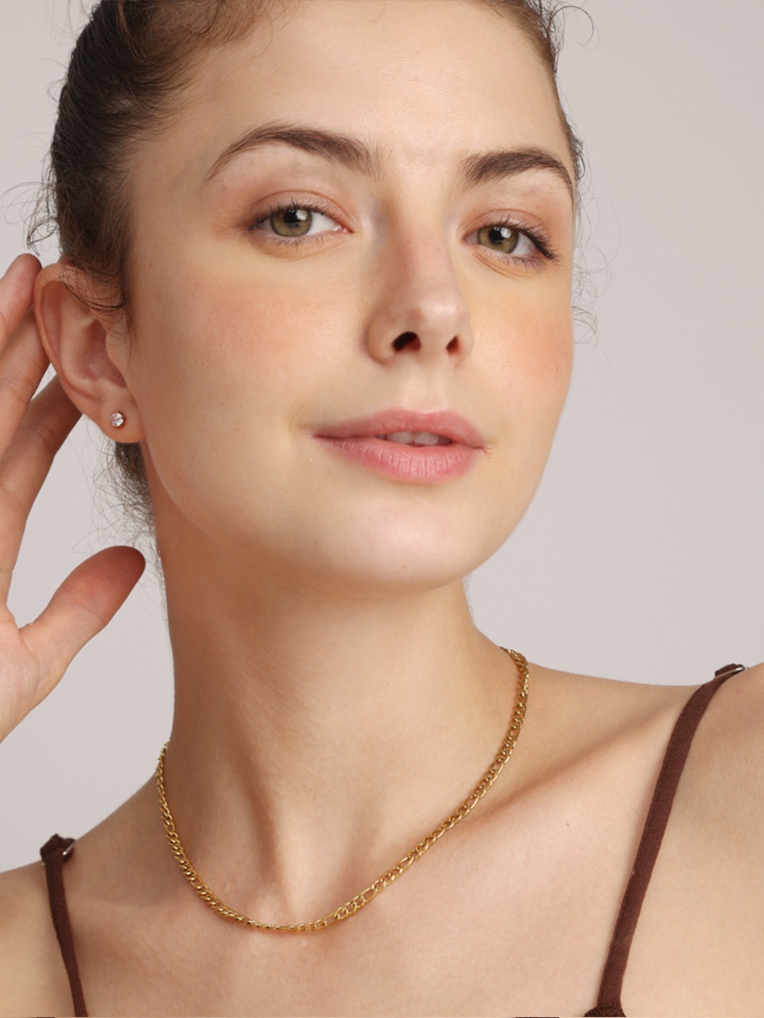 PALMONAS Gold Plated Handcrafted Chain