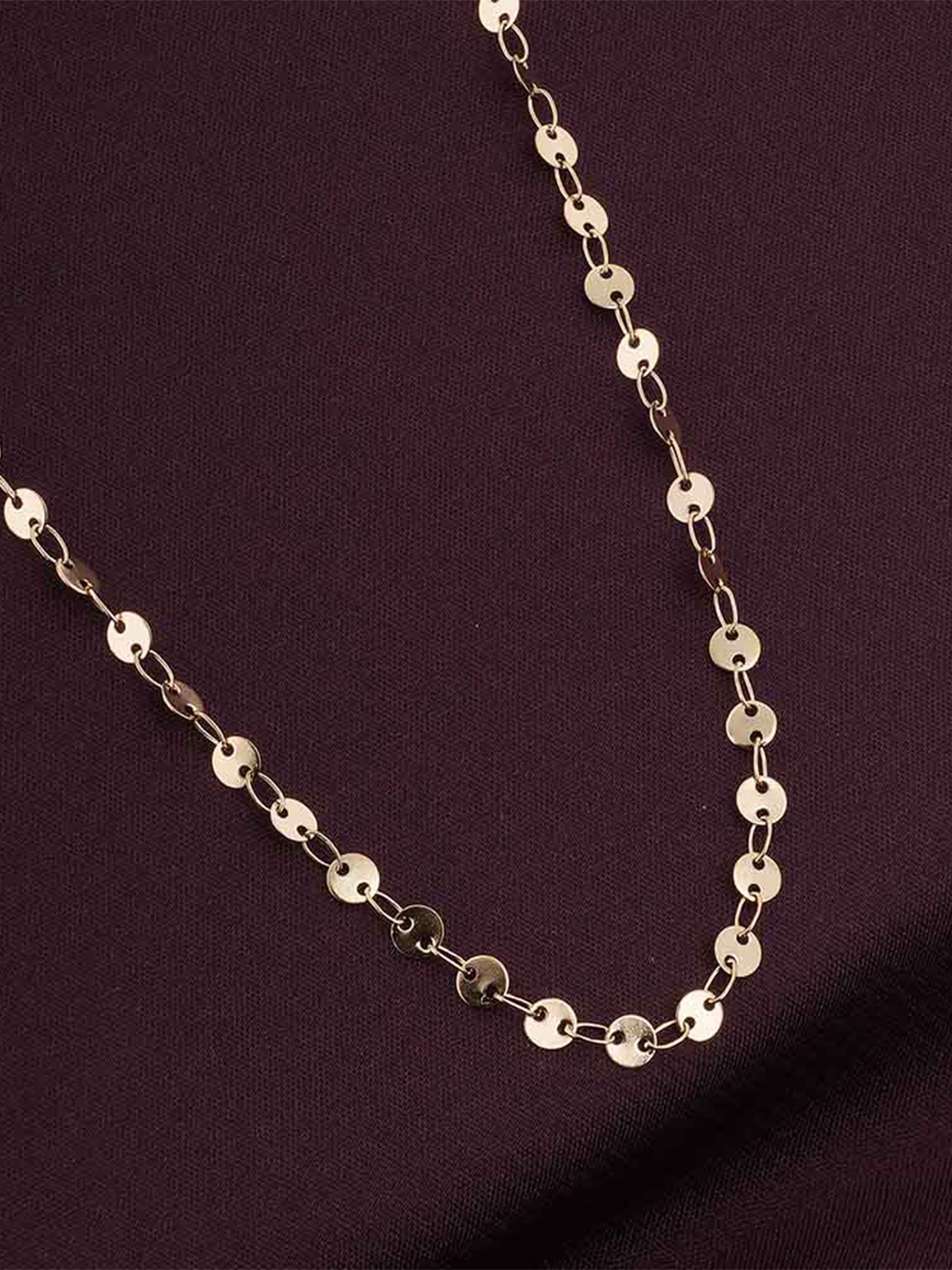 

PALMONAS Women 18k Gold-Toned Gold-Plated Chain