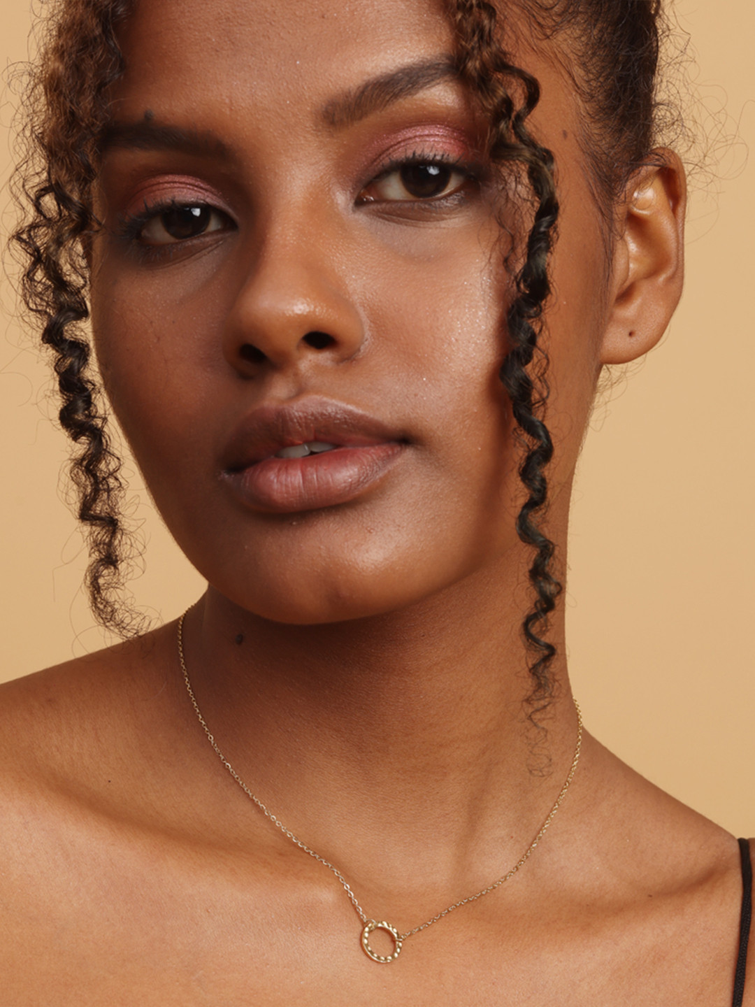 

PALMONAS Rose Gold Rose Gold-Plated Handcrafted Necklace